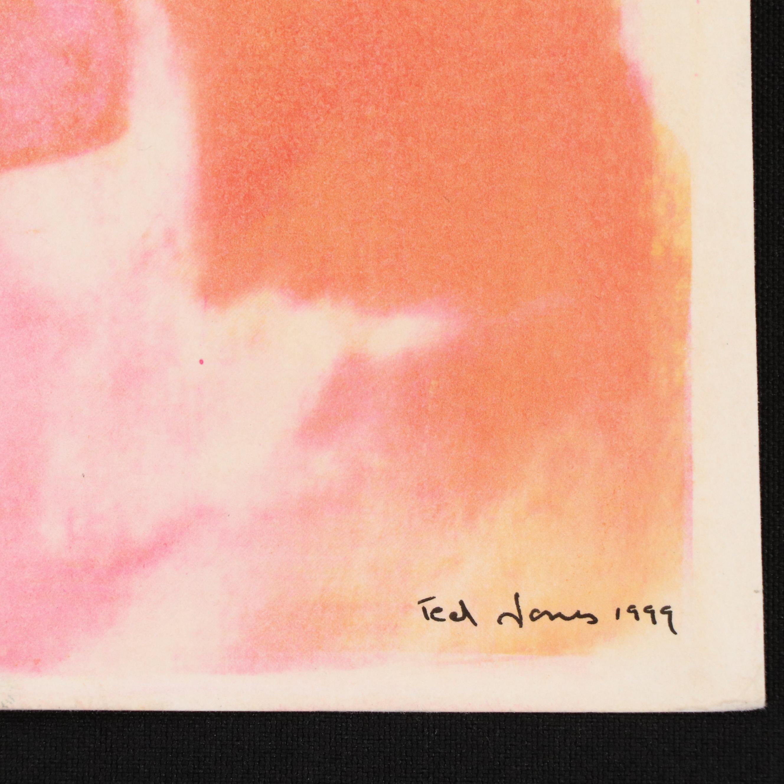 Ted Jones Figurative Gum Bichromatic Photographic Prints, Circa 1989