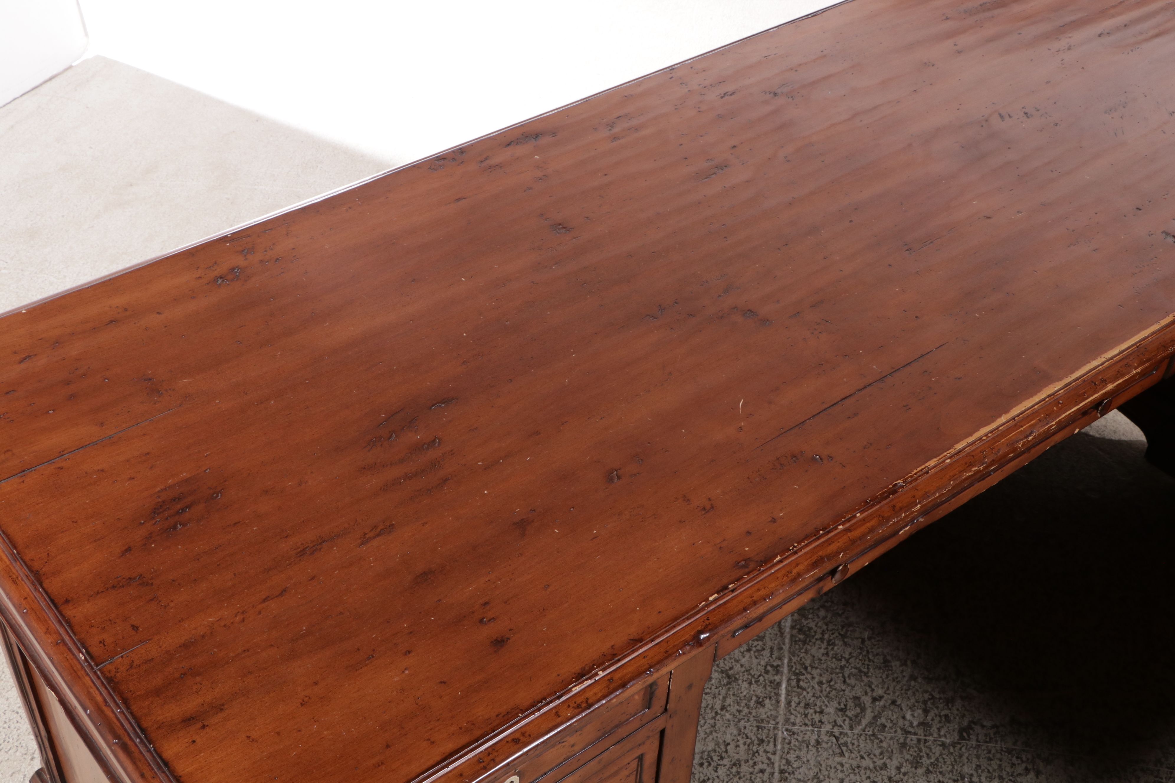Louis Philippe Style L-Shaped Desk