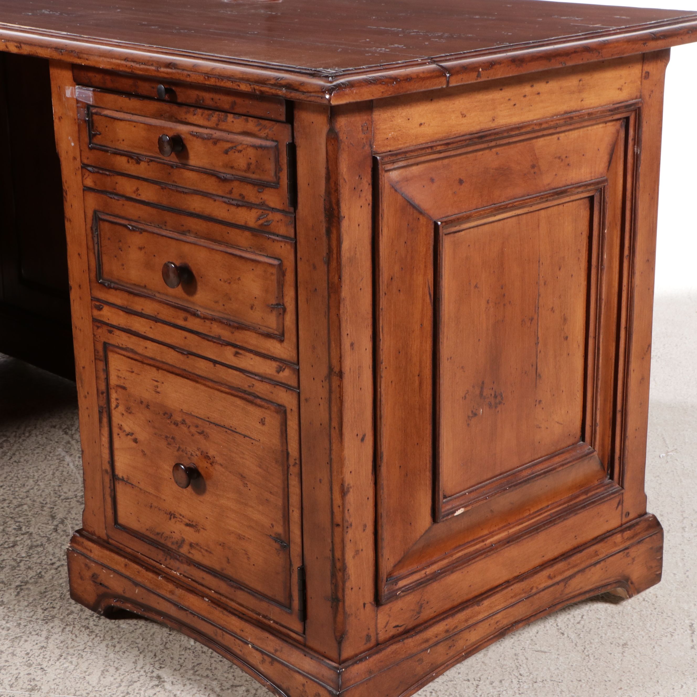 Louis Philippe Style L-Shaped Desk