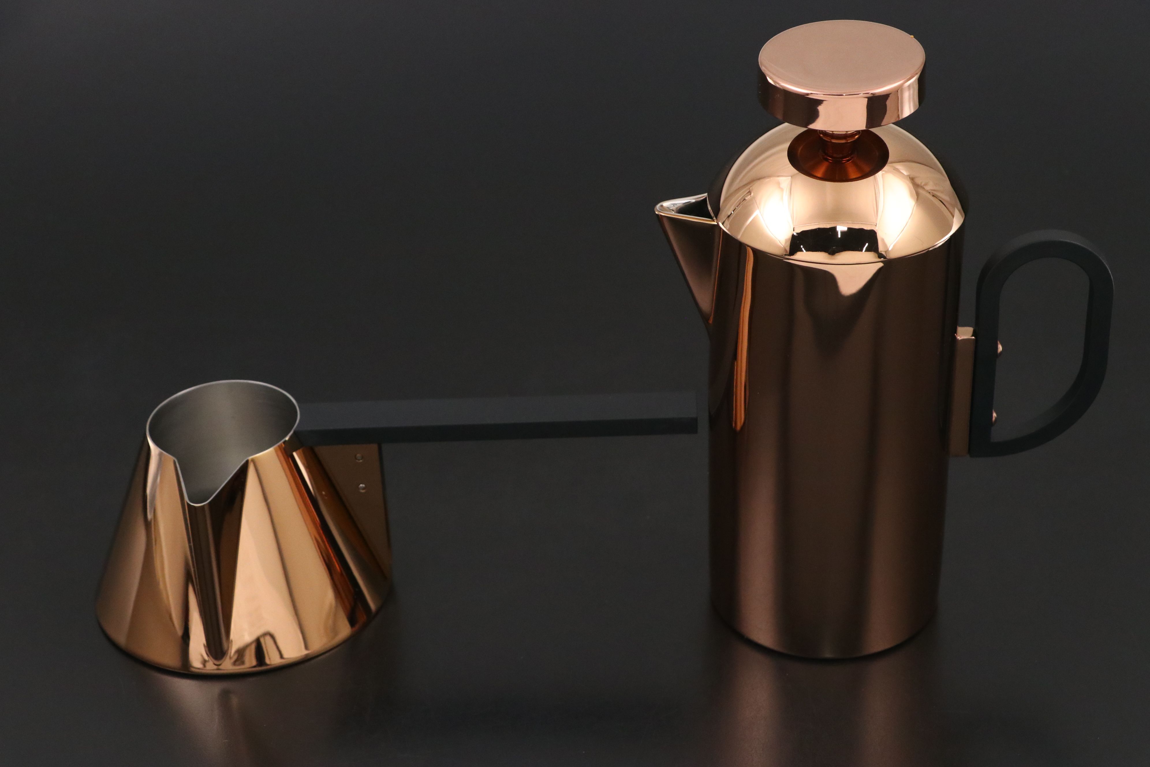 Tom Dixon "Brew" and "Plum" Stainless Steel Coffee Tray, French Press, and More