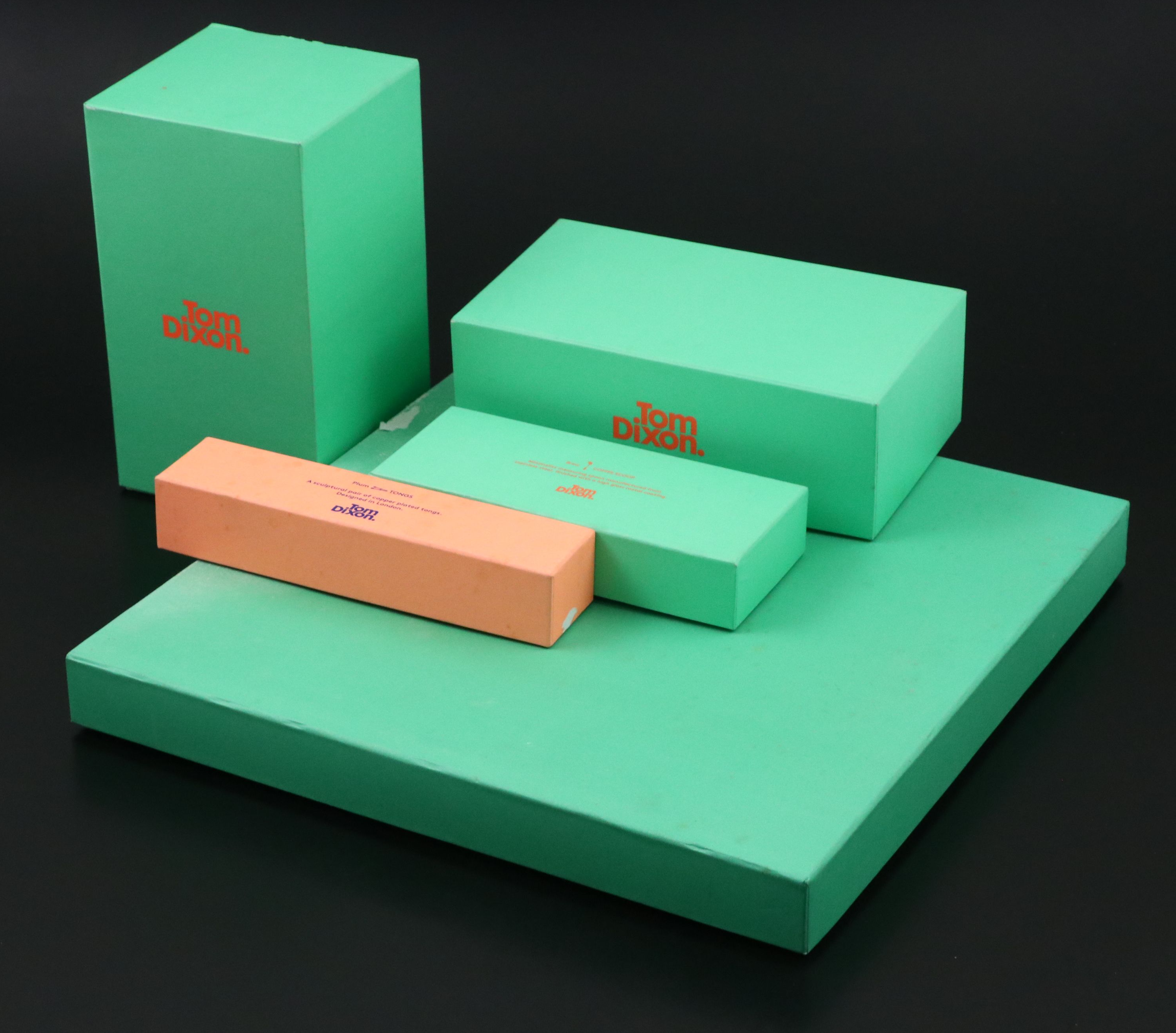 Tom Dixon "Brew" and "Plum" Stainless Steel Coffee Tray, French Press, and More