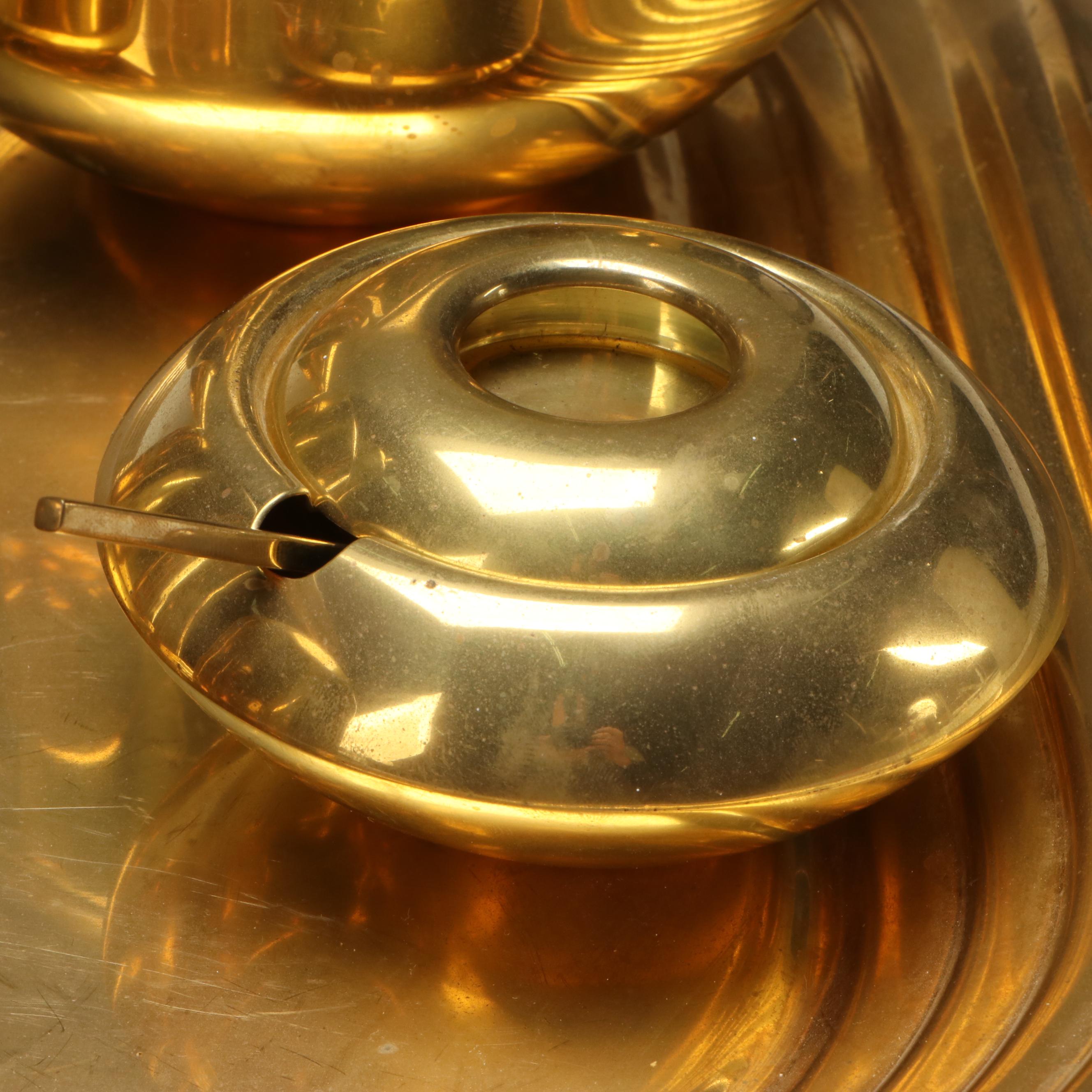 Tom Dixon "Form" Brass Tea and Coffee Service
