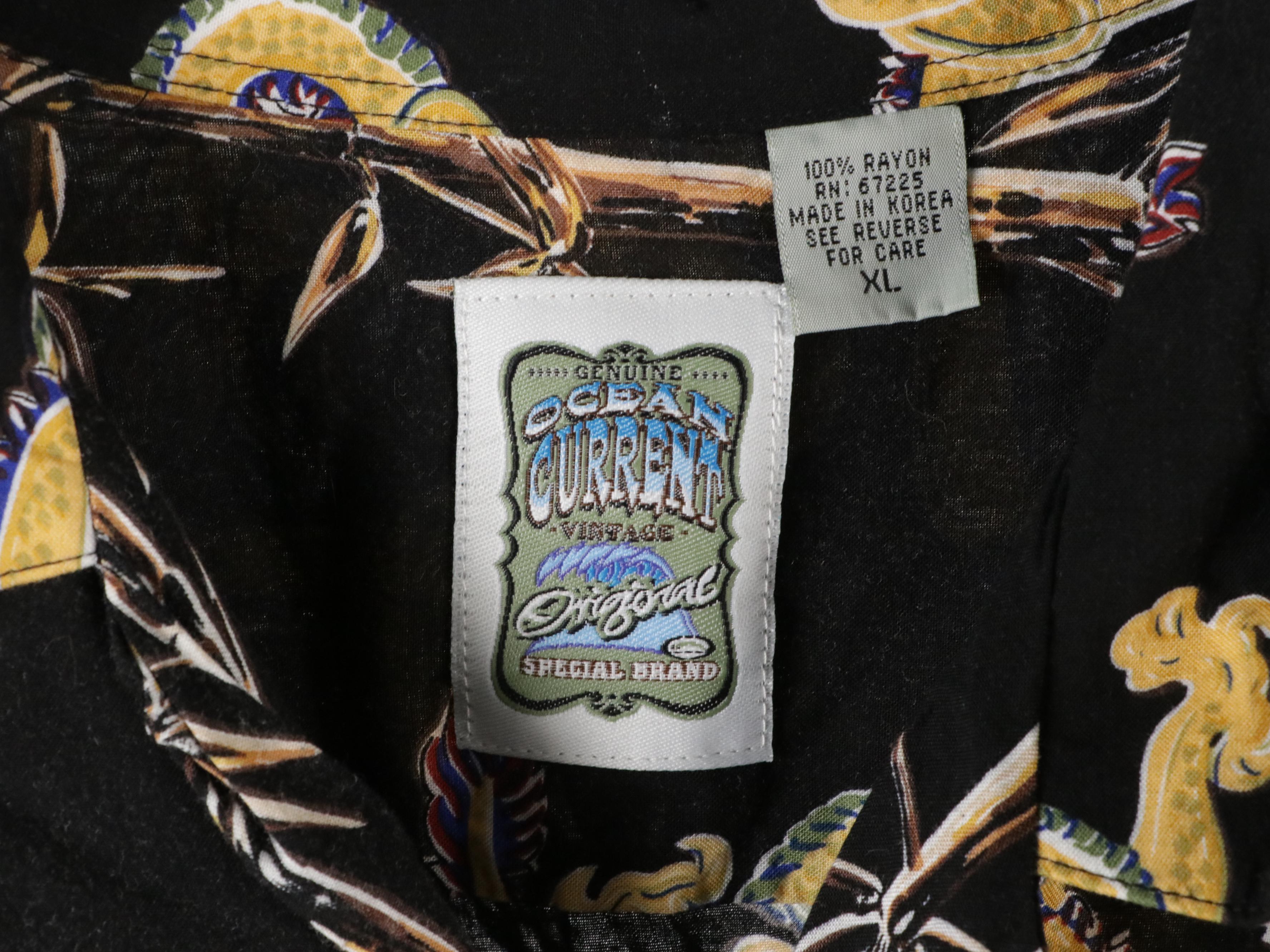 Men's Ocean Current and Basix Vintage Rayon Hawaiian Shirts