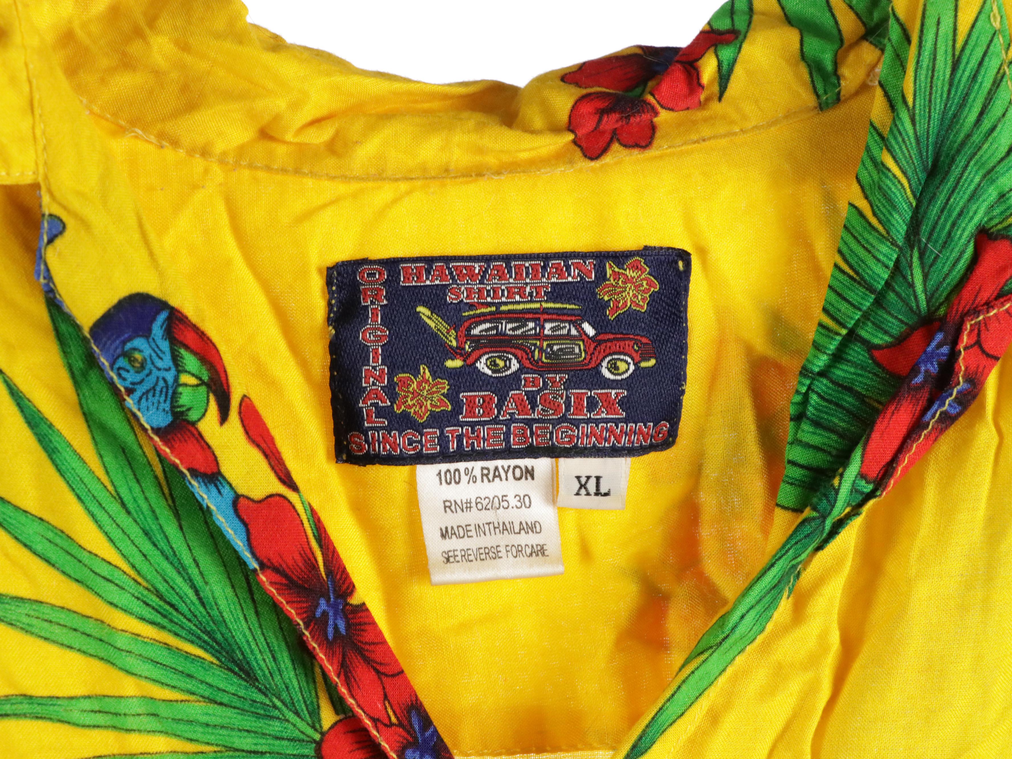 Men's Ocean Current and Basix Vintage Rayon Hawaiian Shirts