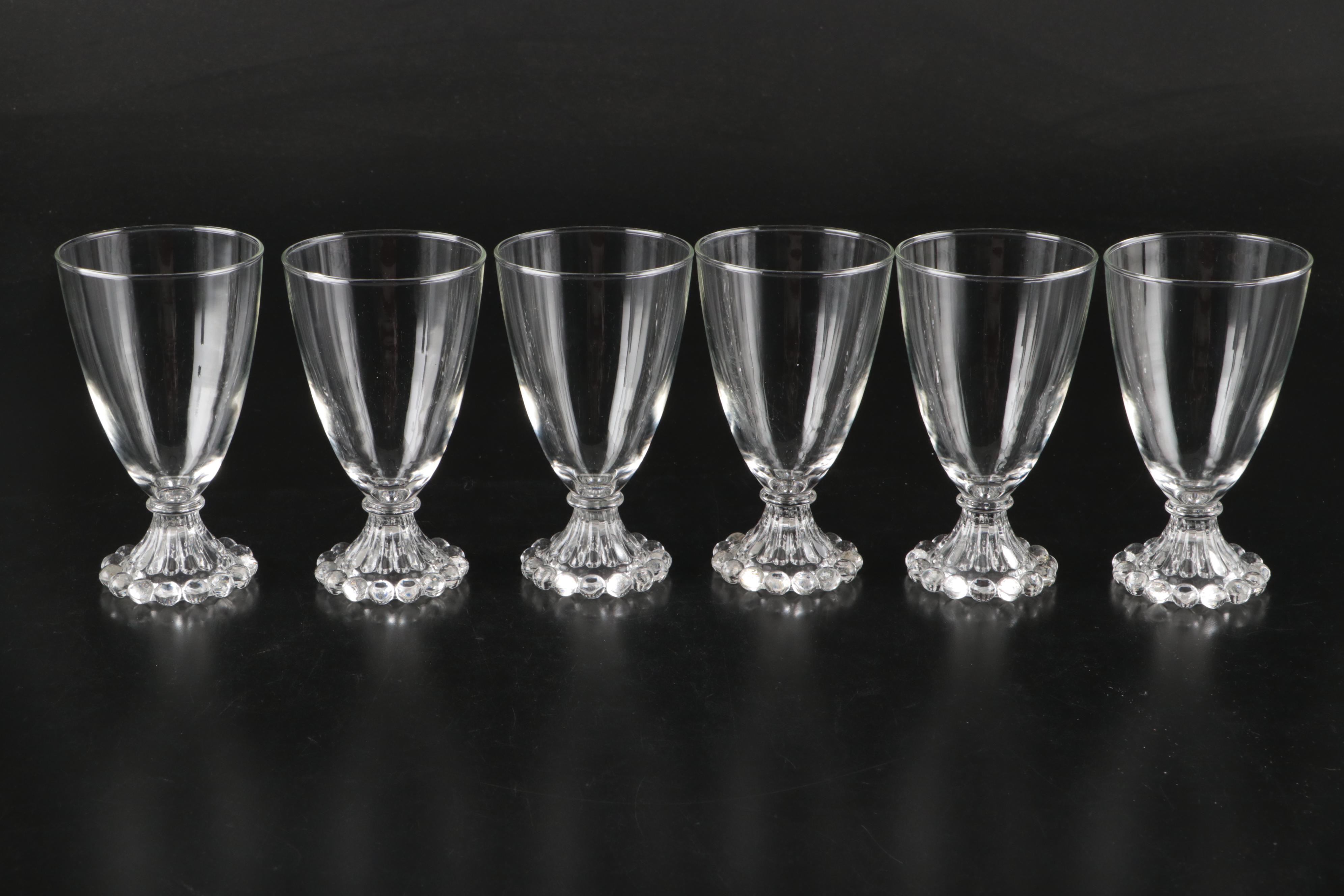 Anchor Hocking "Berwick-Boopie-Clear" Sherbets and Glasses