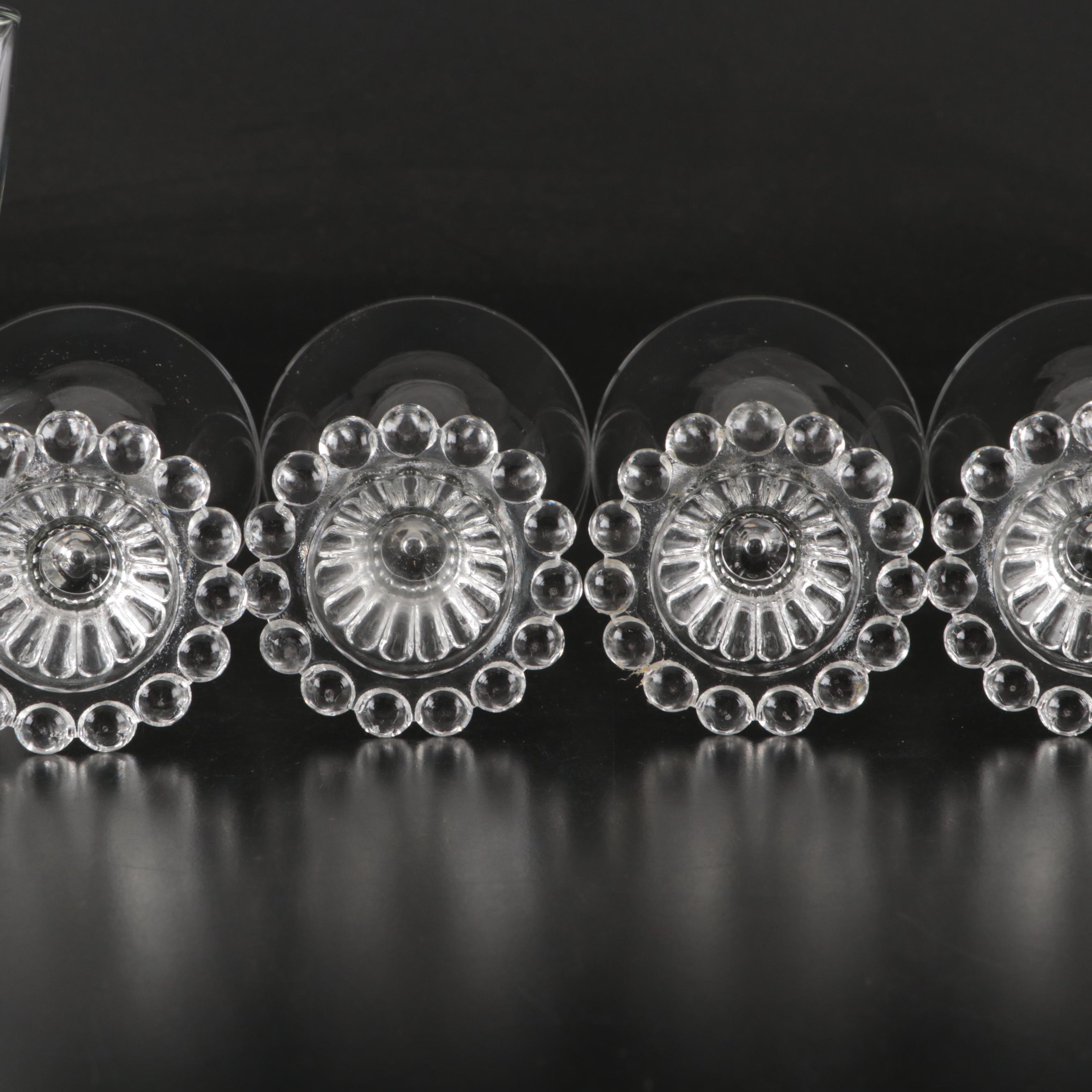 Anchor Hocking "Berwick-Boopie-Clear" Sherbets and Glasses