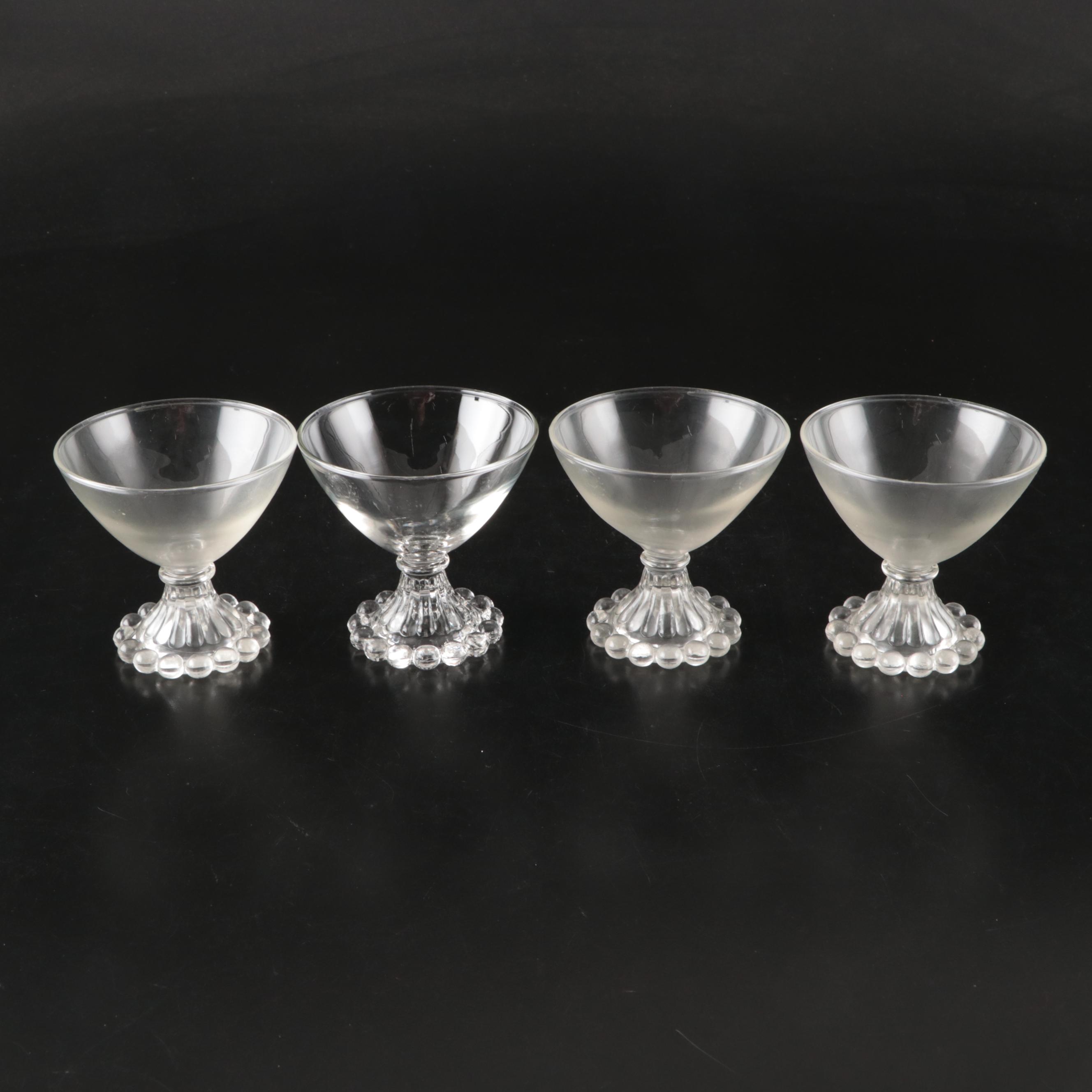 Anchor Hocking "Berwick-Boopie-Clear" Sherbets and Glasses