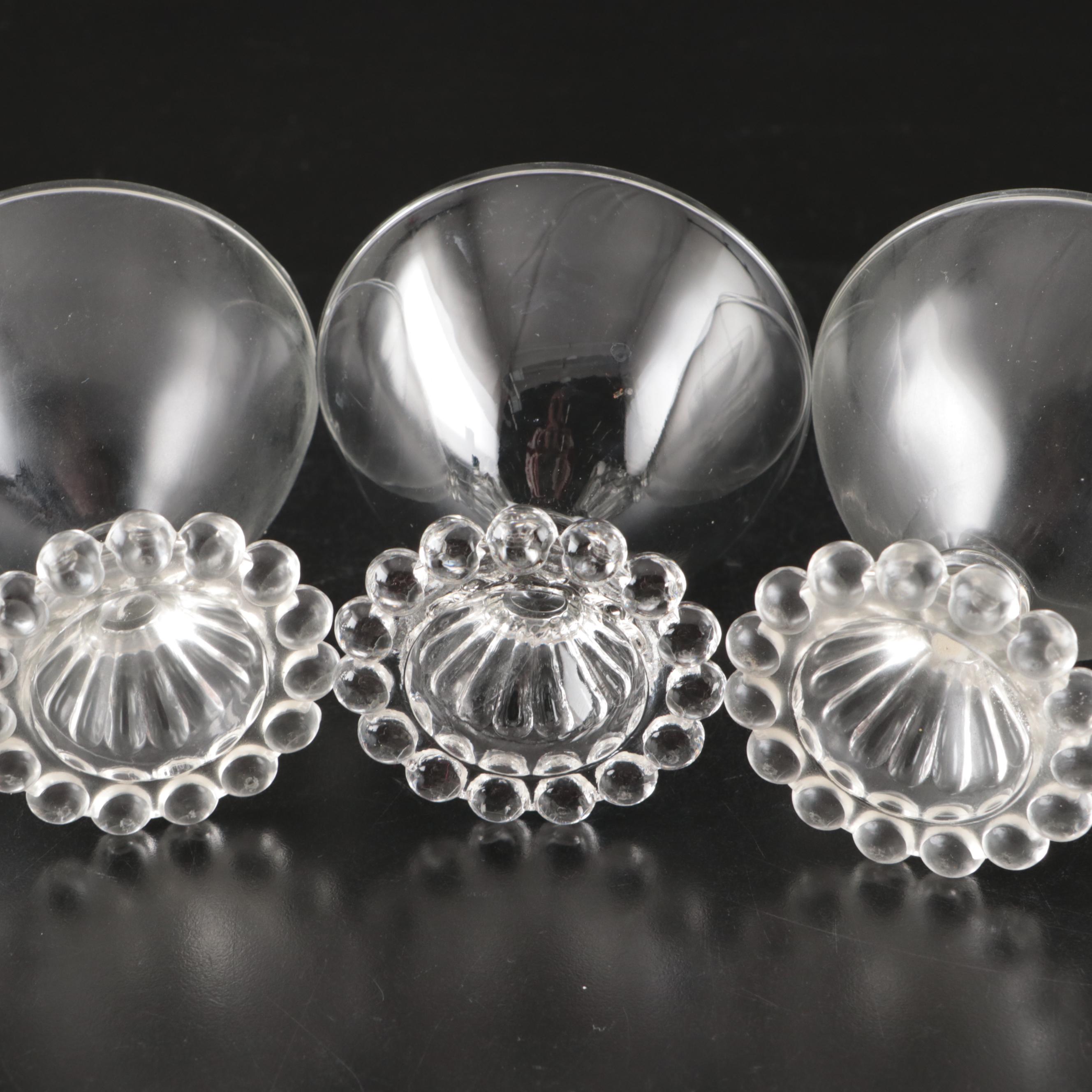 Anchor Hocking "Berwick-Boopie-Clear" Sherbets and Glasses