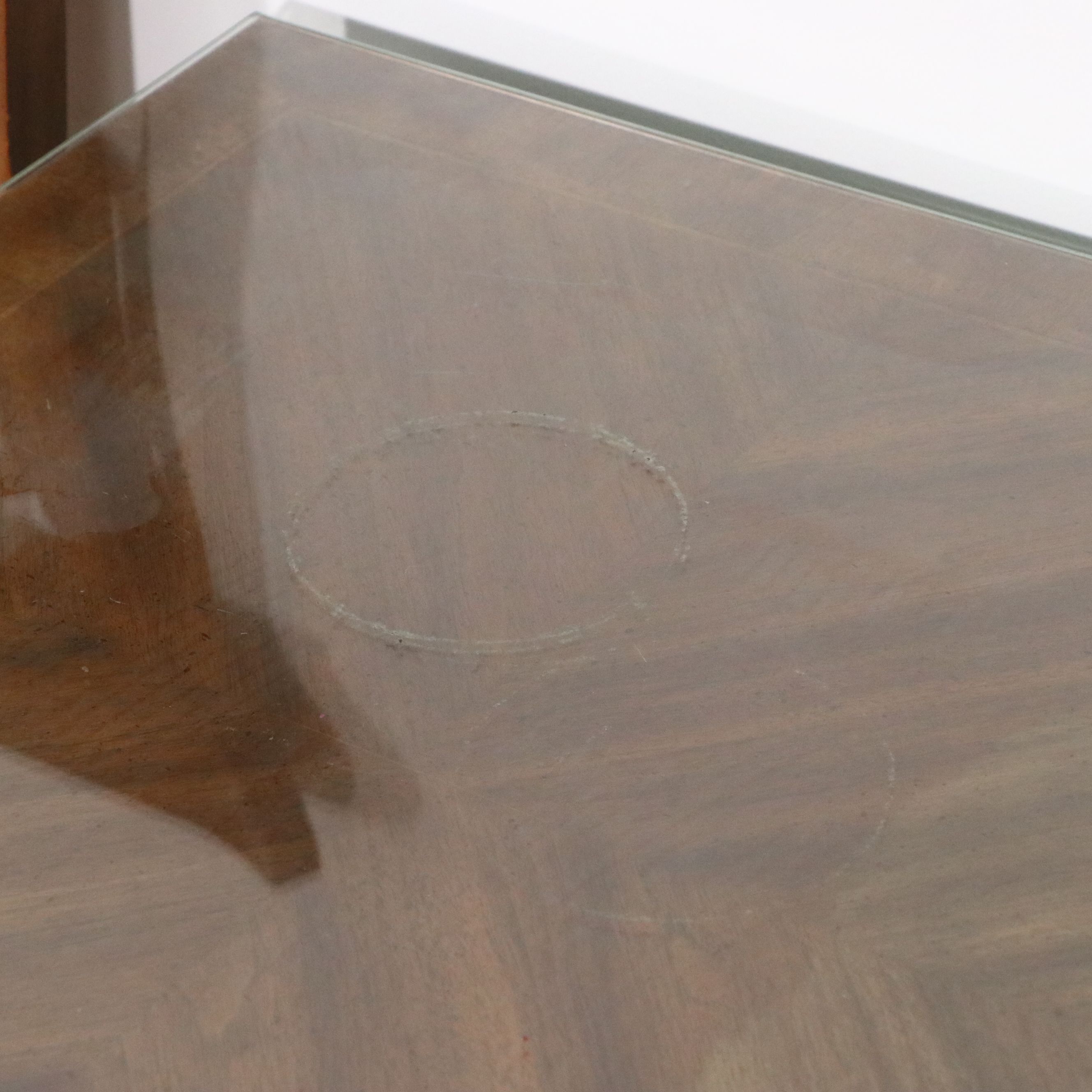 Italian Mid-Century Style Pierced Wood Headboard and Coordinating Nightstands