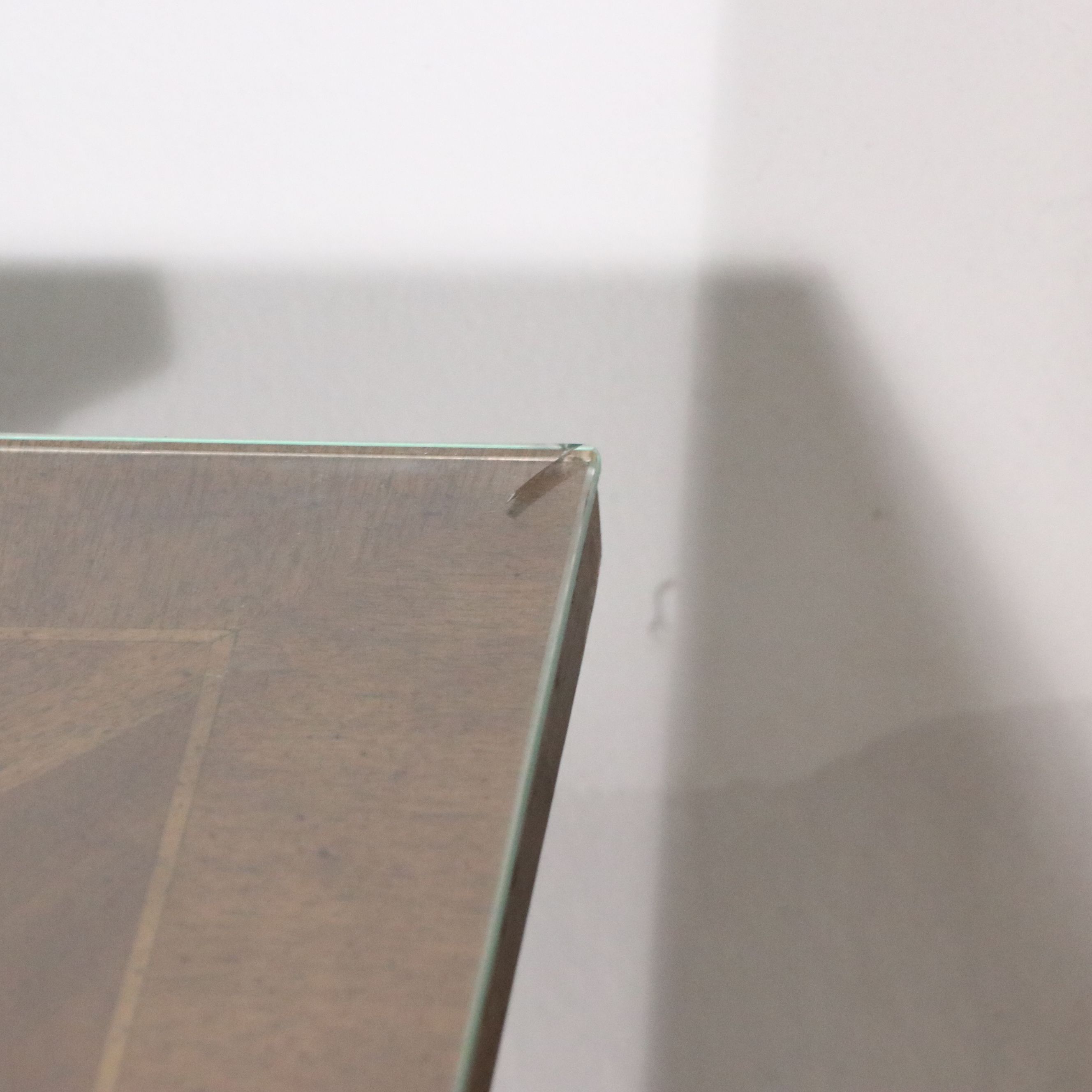 Italian Mid-Century Style Pierced Wood Headboard and Coordinating Nightstands