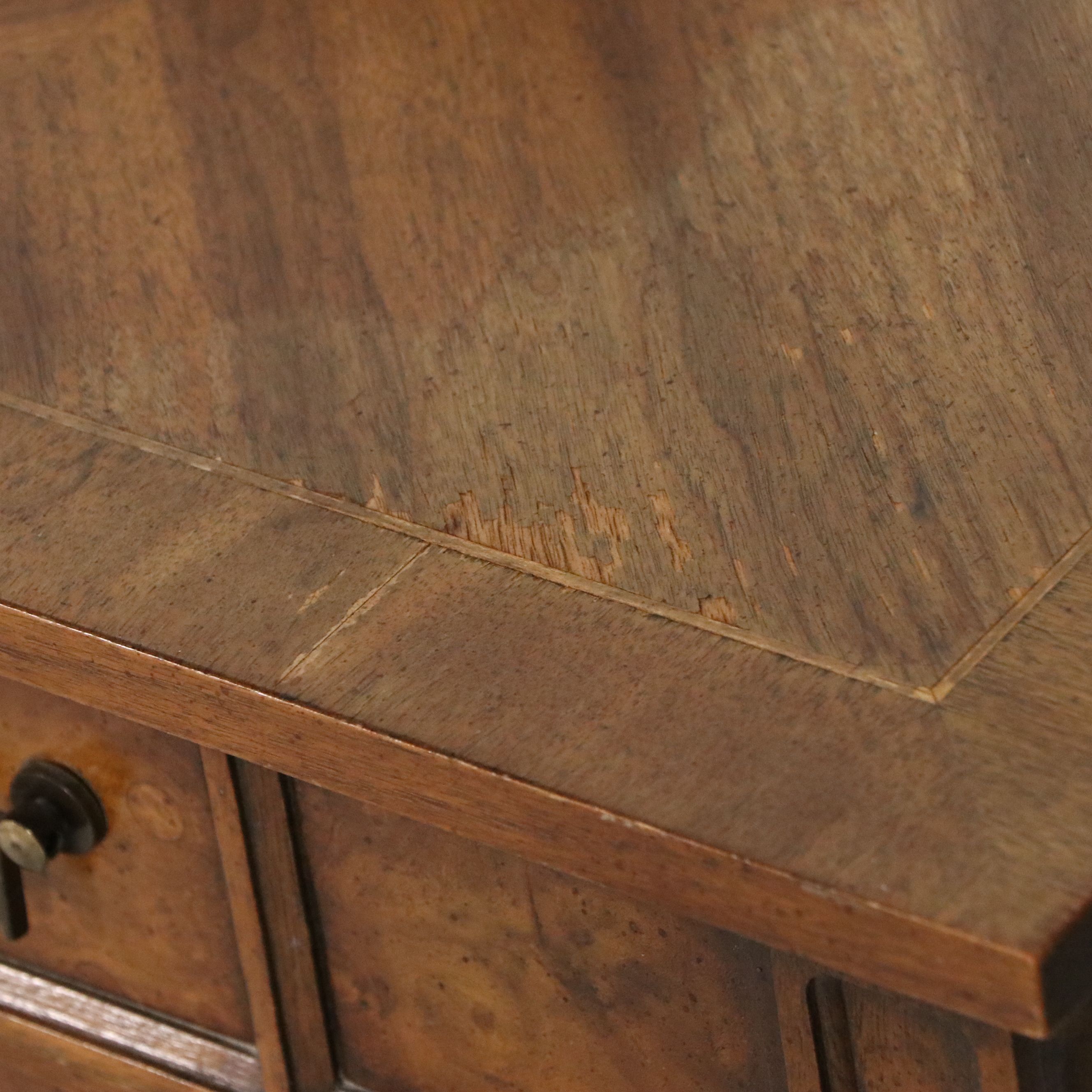 Italian Mid-Century Style Pierced Wood Headboard and Coordinating Nightstands