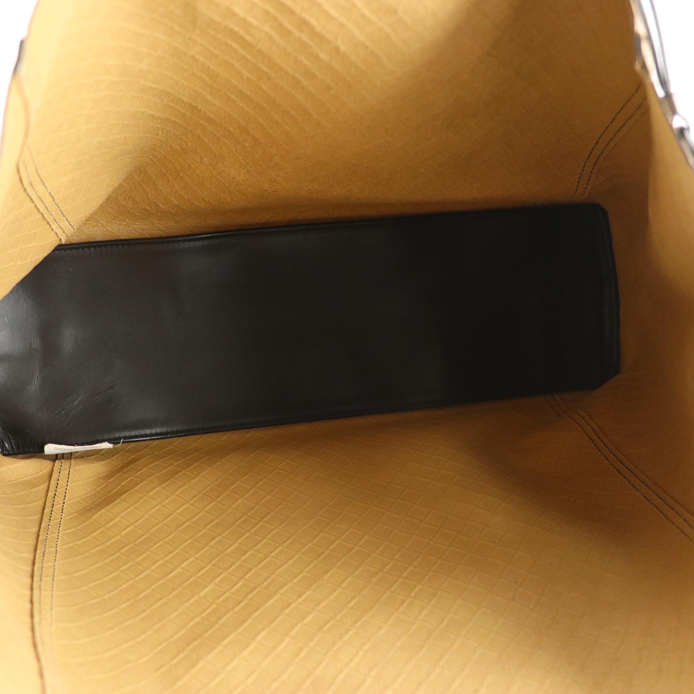 Bottega Veneta Leopard Printed Intrecciomirage Leather Tote with Black Handles