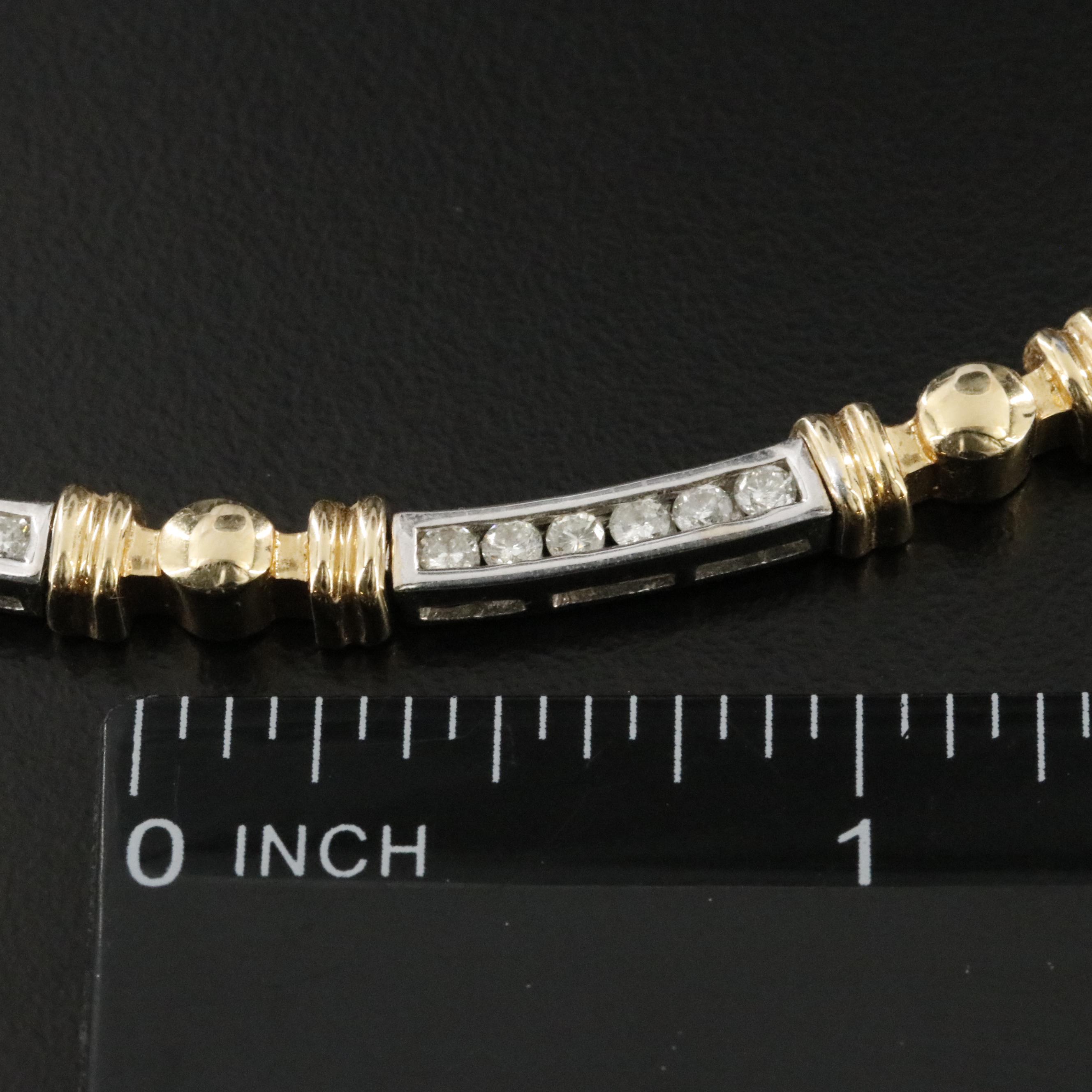 14K Two-Tone 1.05 CTW Diamond Necklace