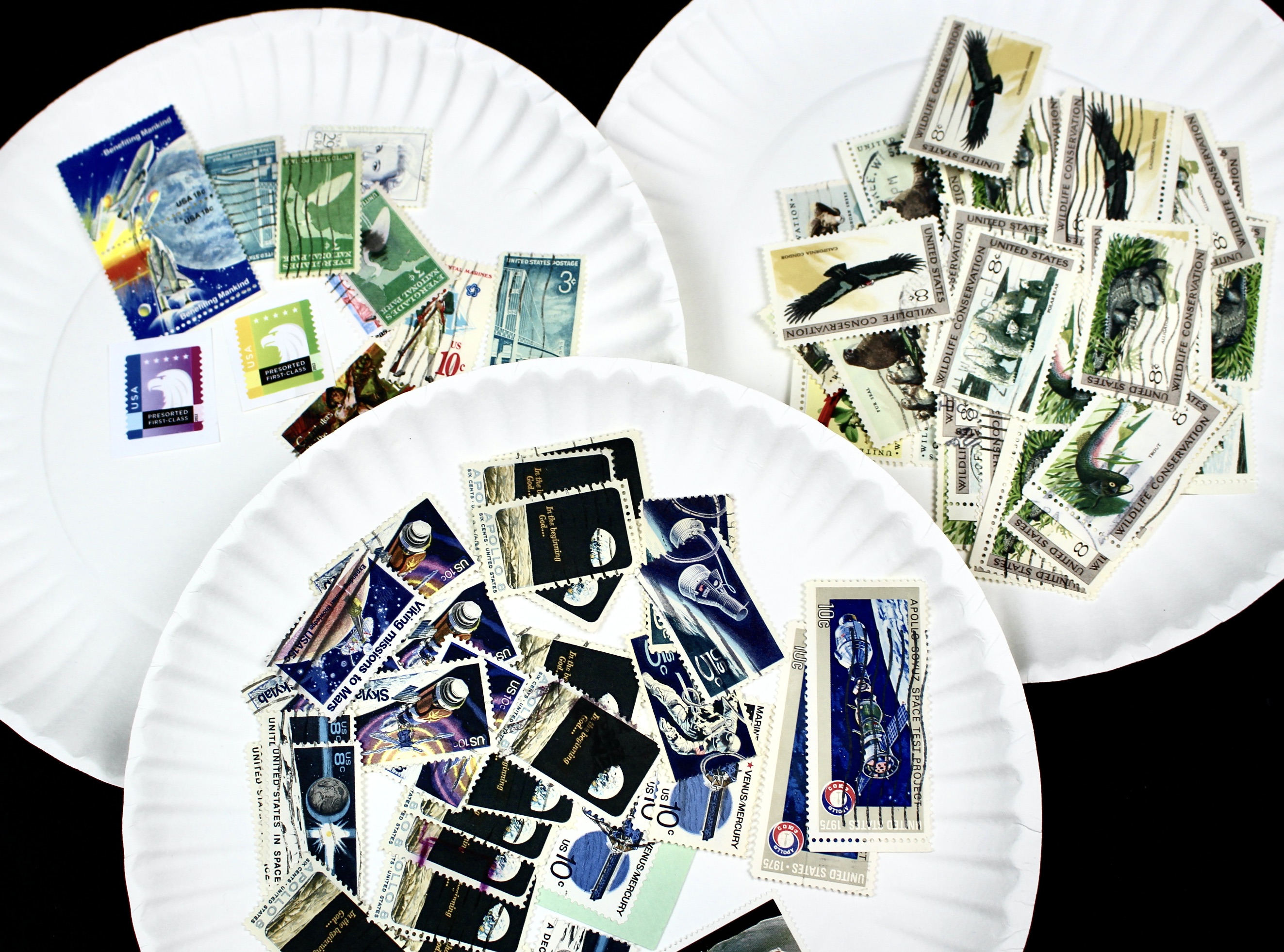 Large Collection of Used U.S. Postage Stamps