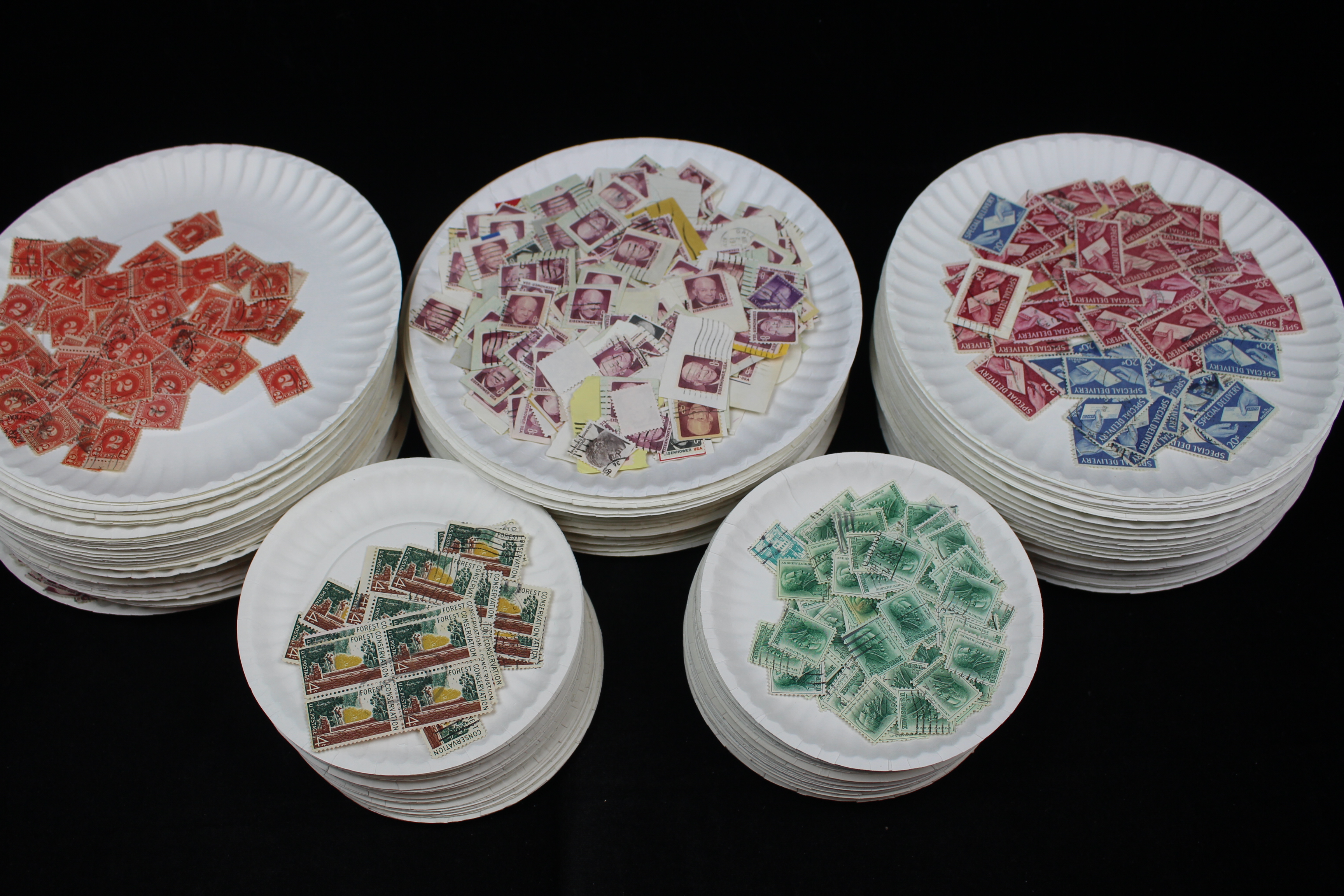 Large Collection of Used U.S. Postage Stamps