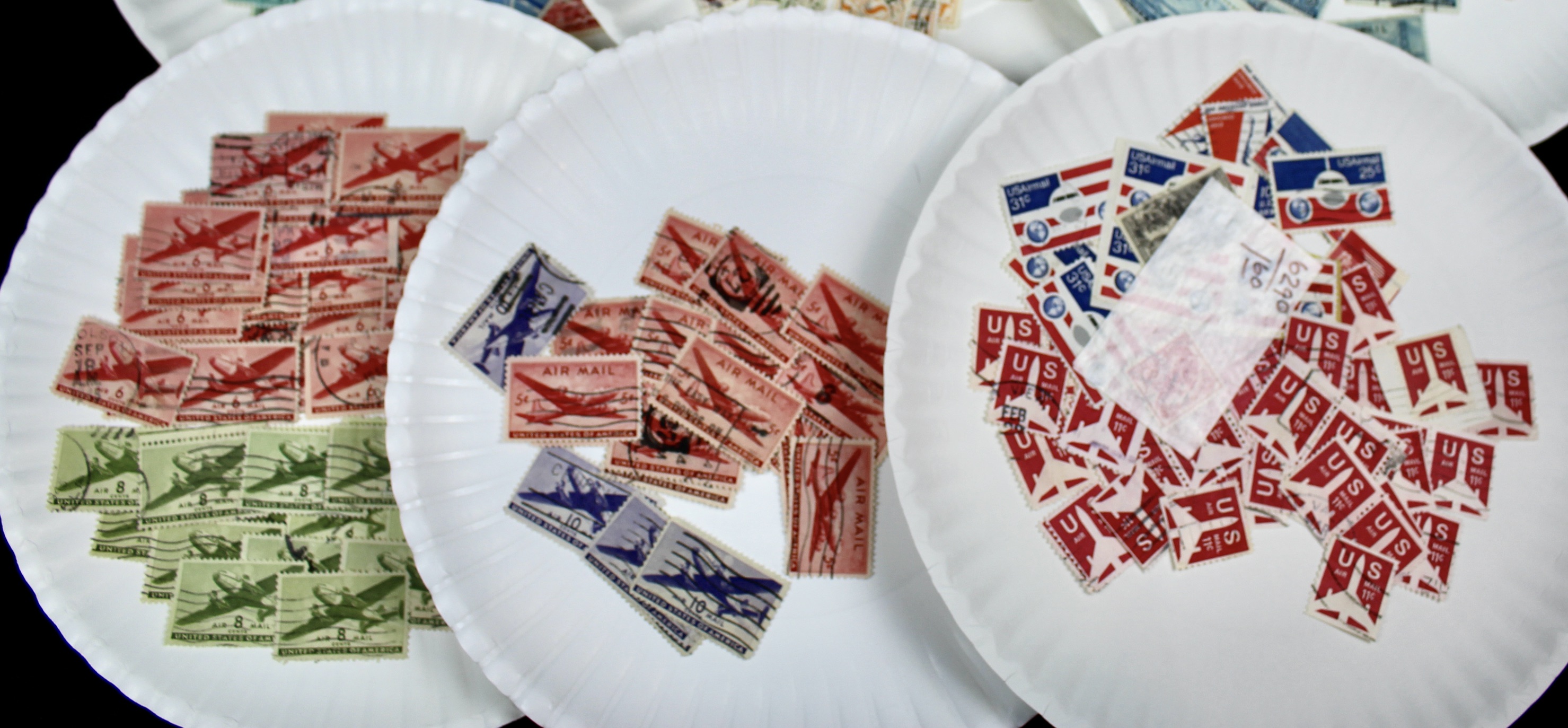 Large Collection of Used U.S. Postage Stamps