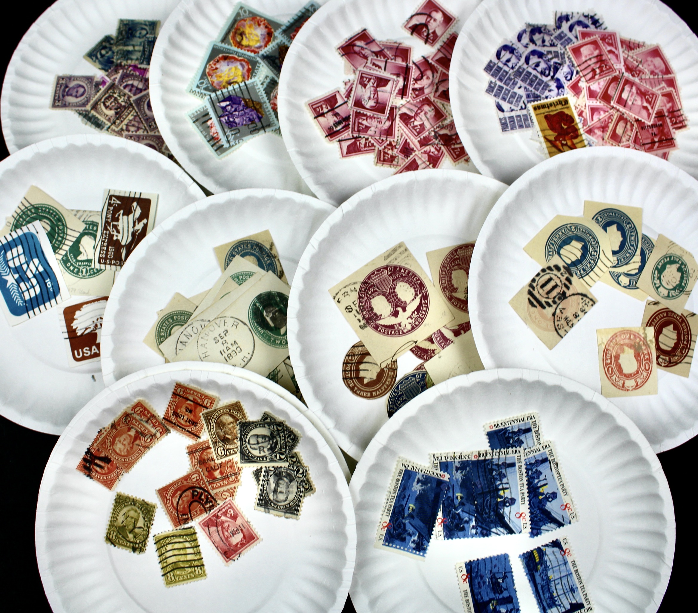 Large Collection of Used U.S. Postage Stamps