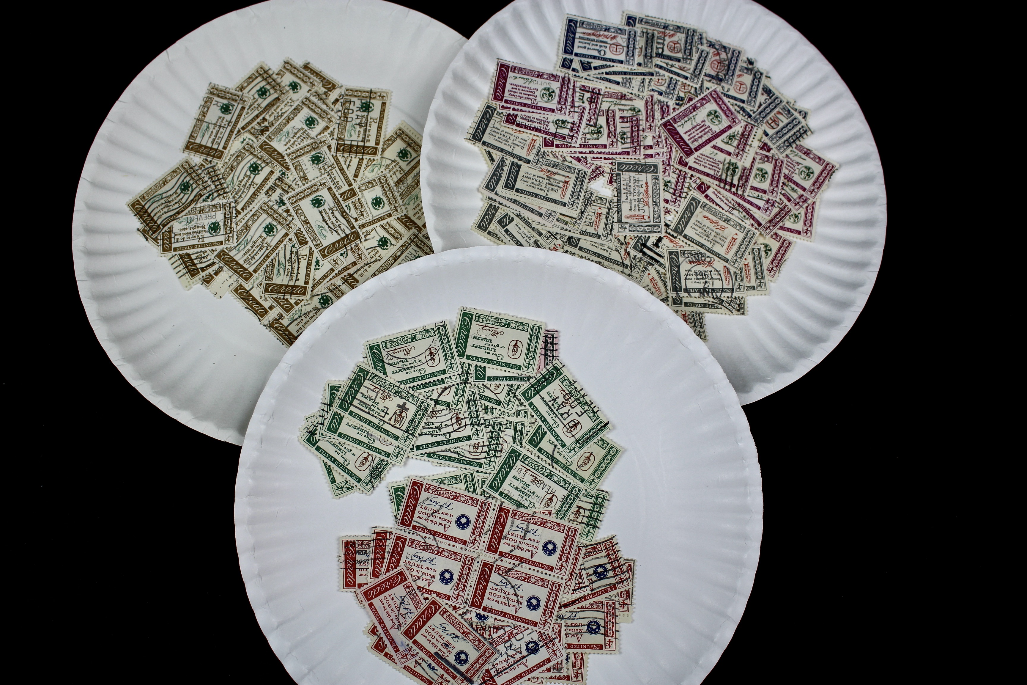 Large Collection of Used U.S. Postage Stamps