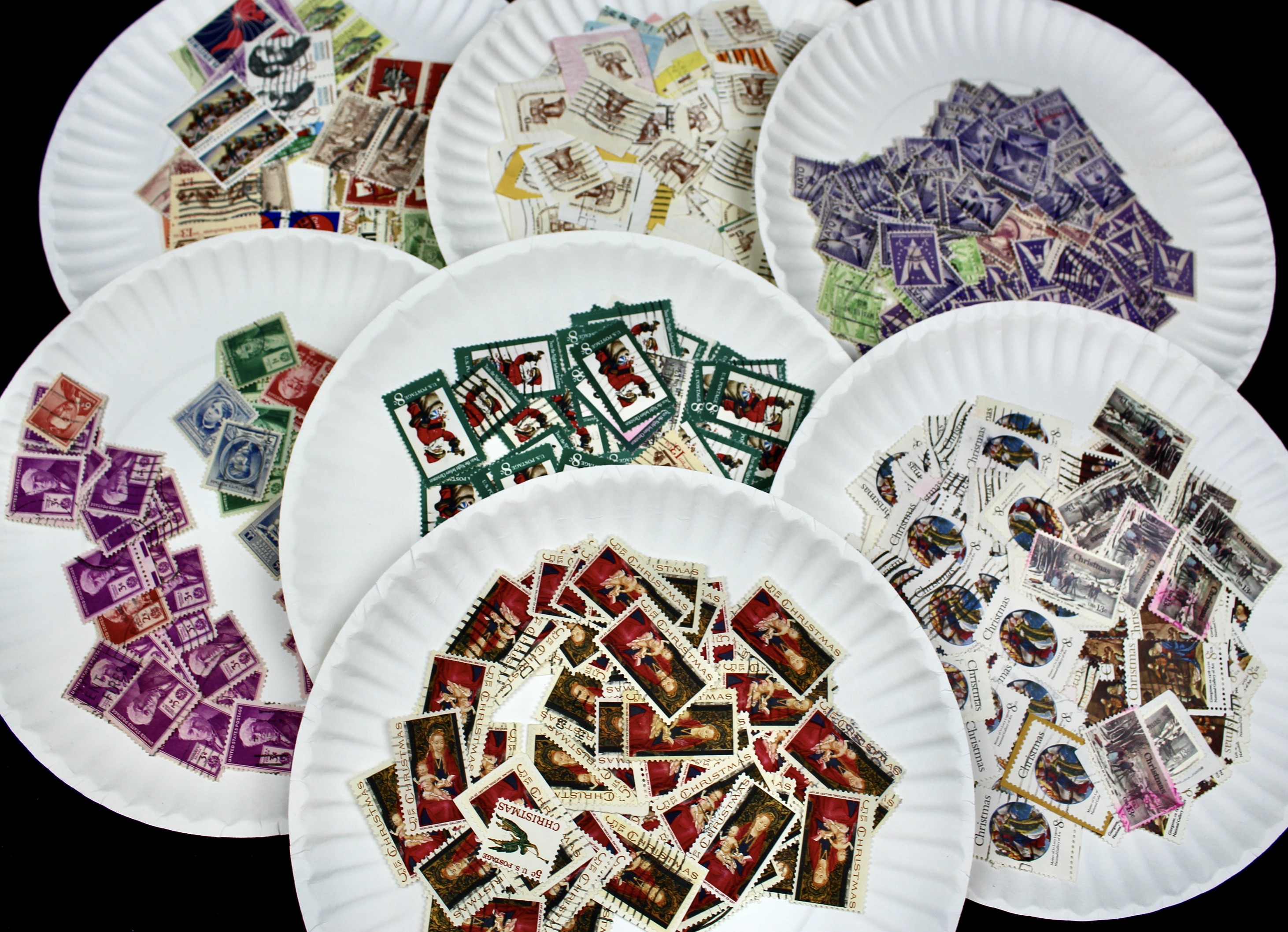 Large Collection of Used U.S. Postage Stamps