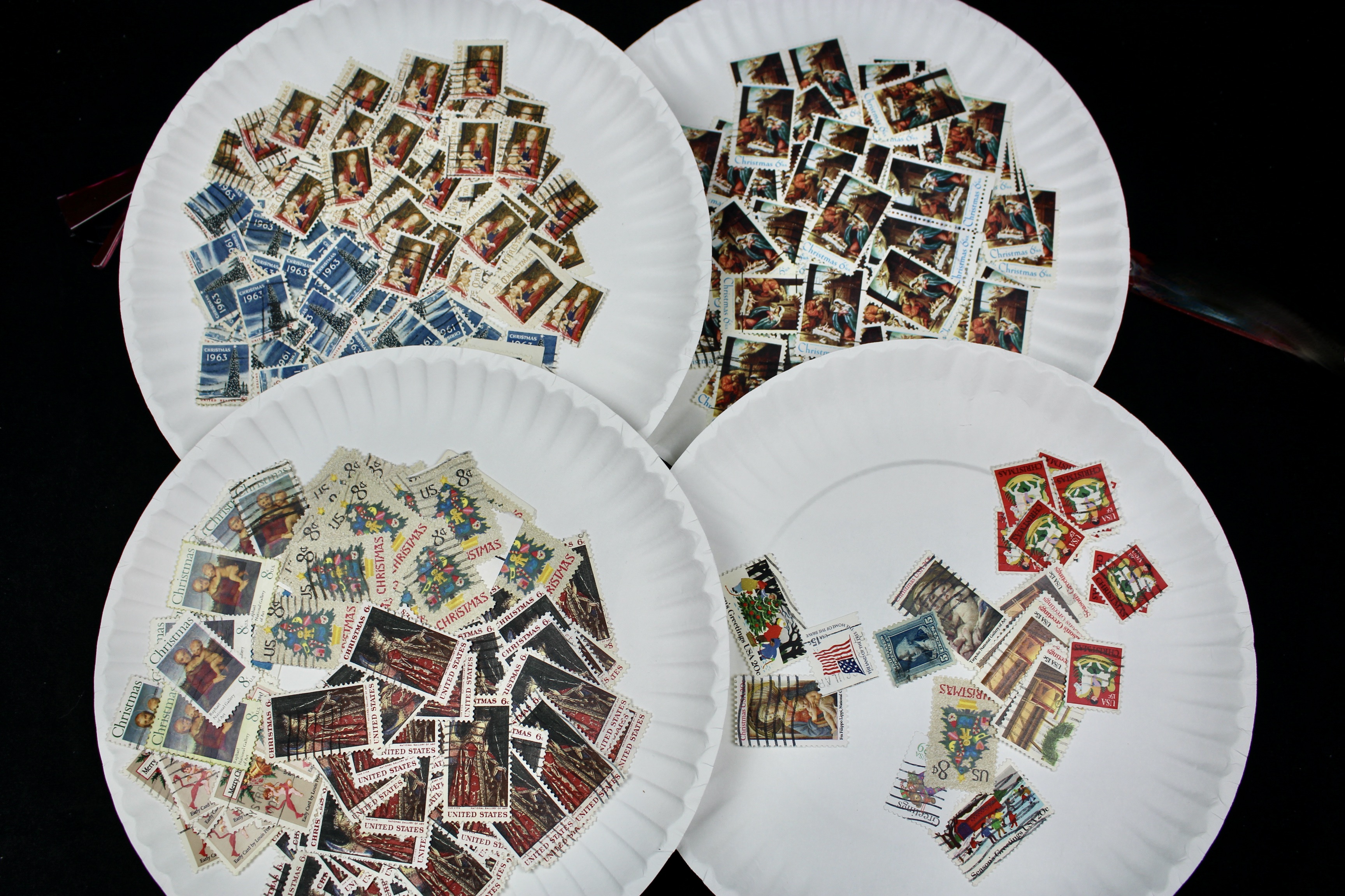 Large Collection of Used U.S. Postage Stamps