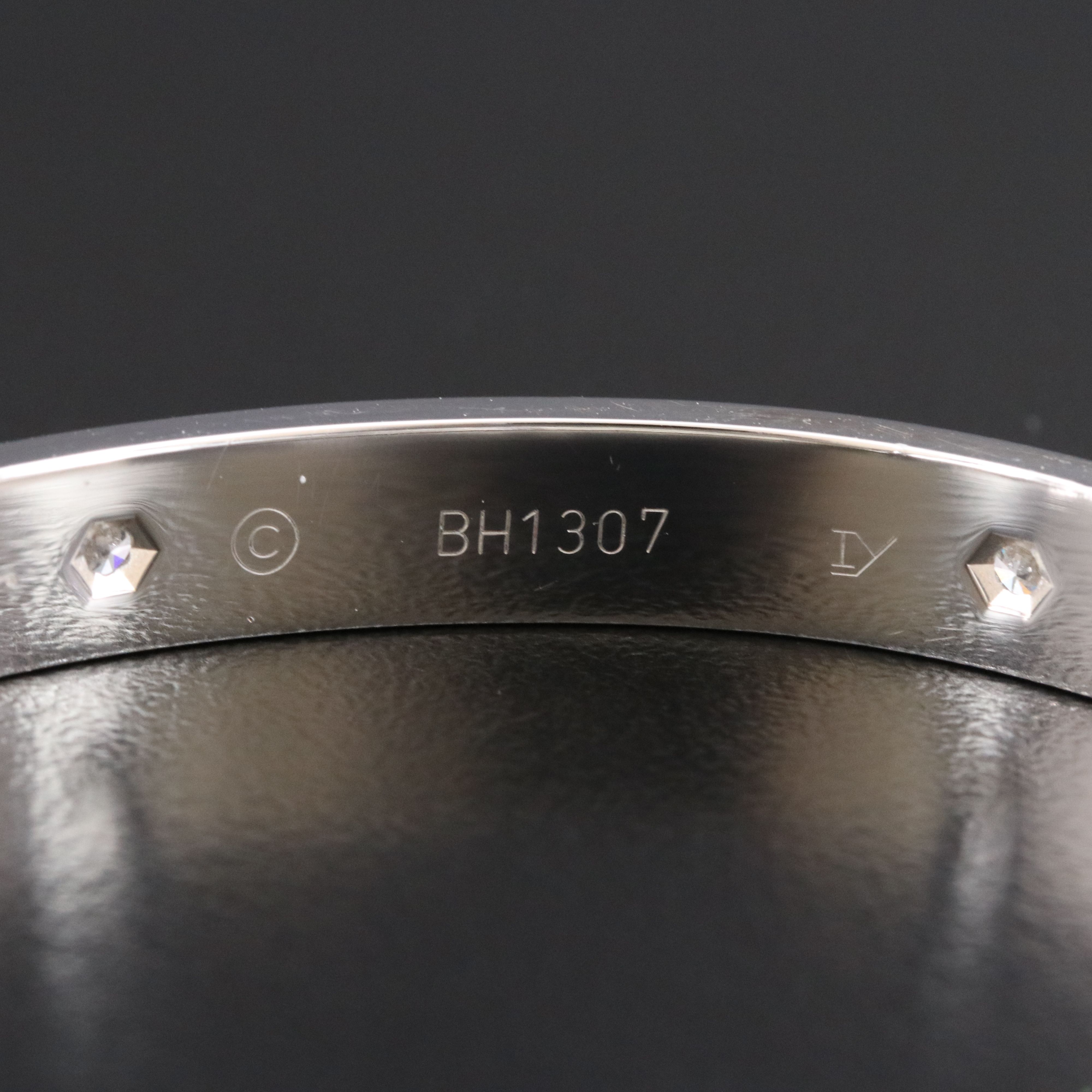 Cartier LOVE 18K 0.54 CTW Six Diamond Bracelet