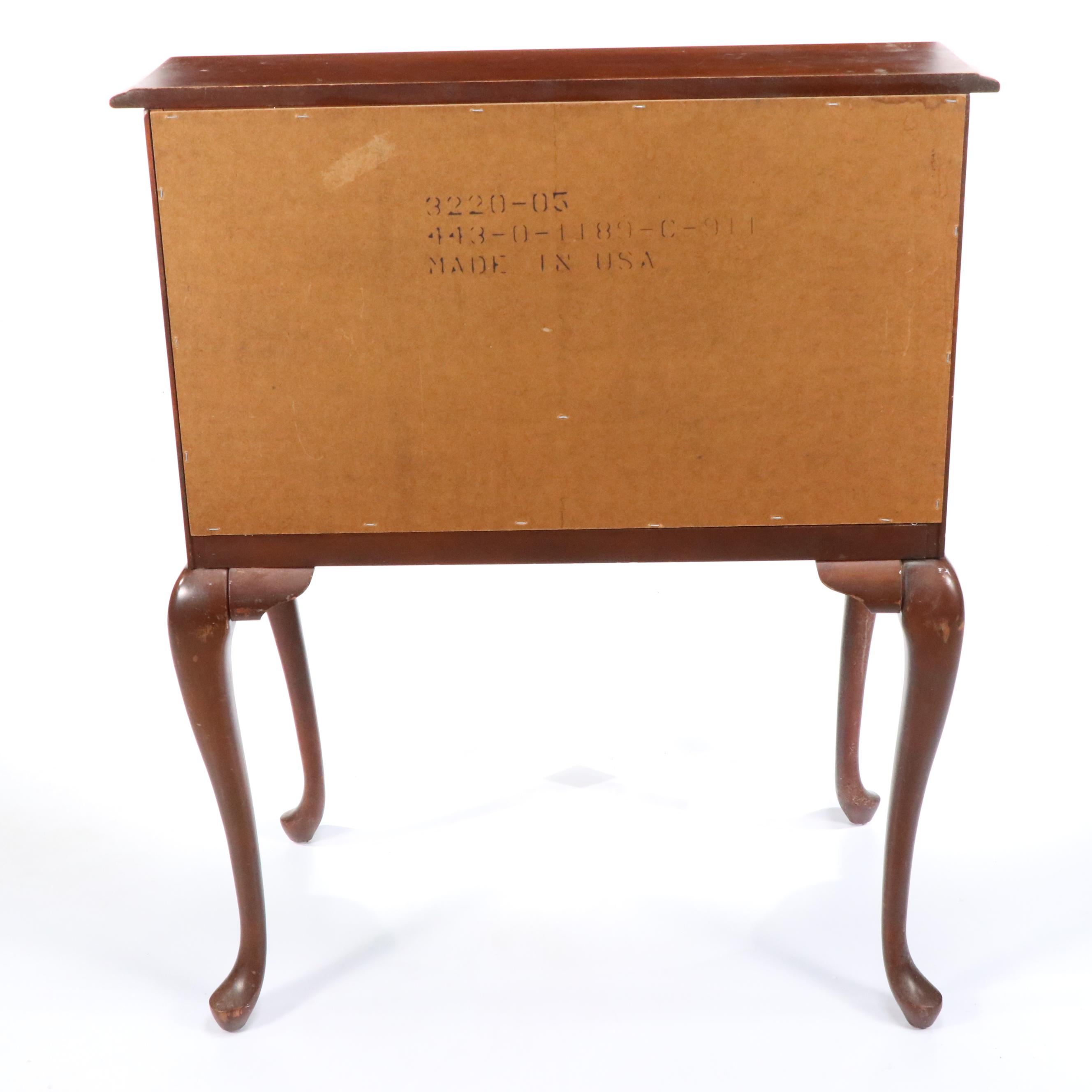 Broyhill Queen Anne Style Slant Front Desk