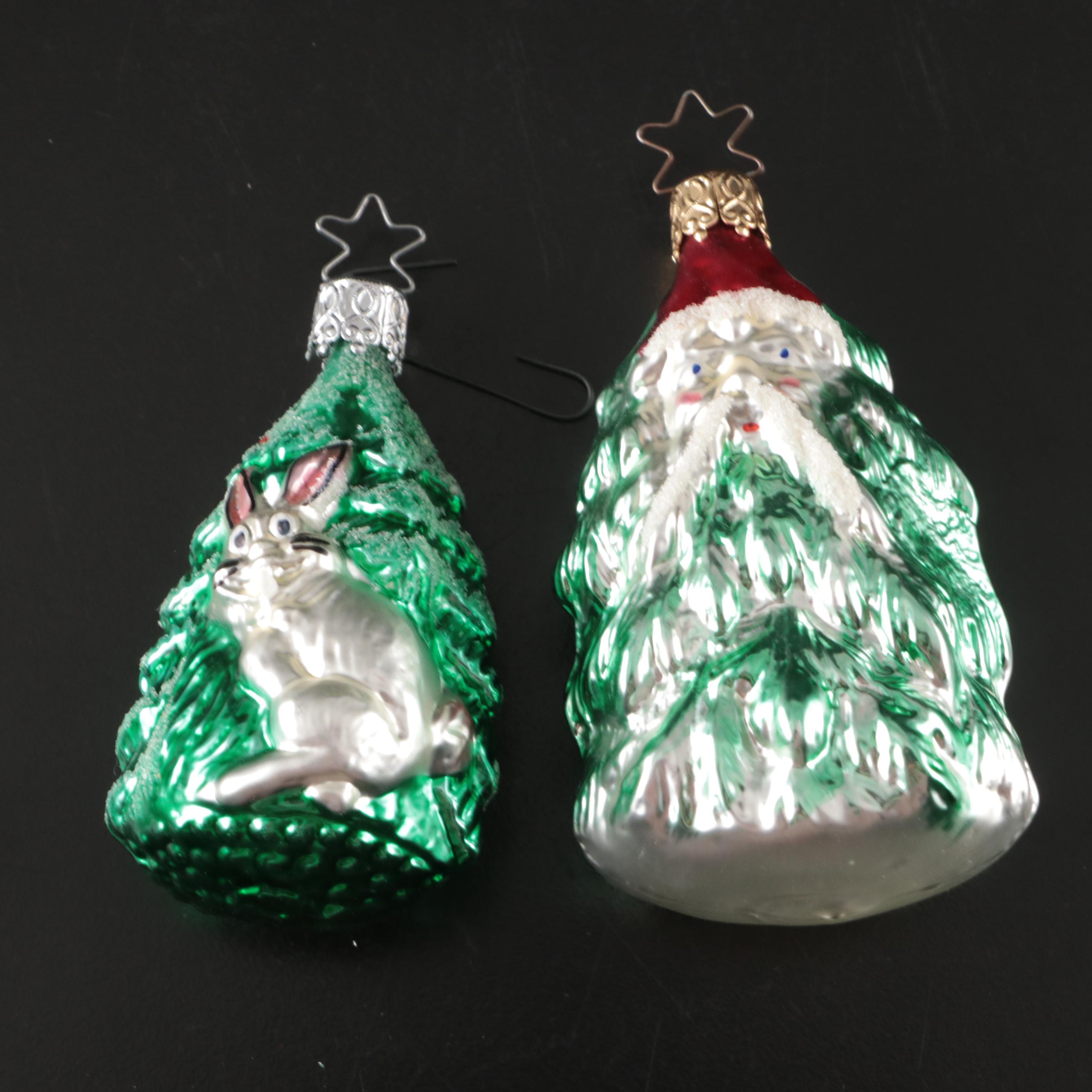 Blown Glass Vintage Christmas Ornaments