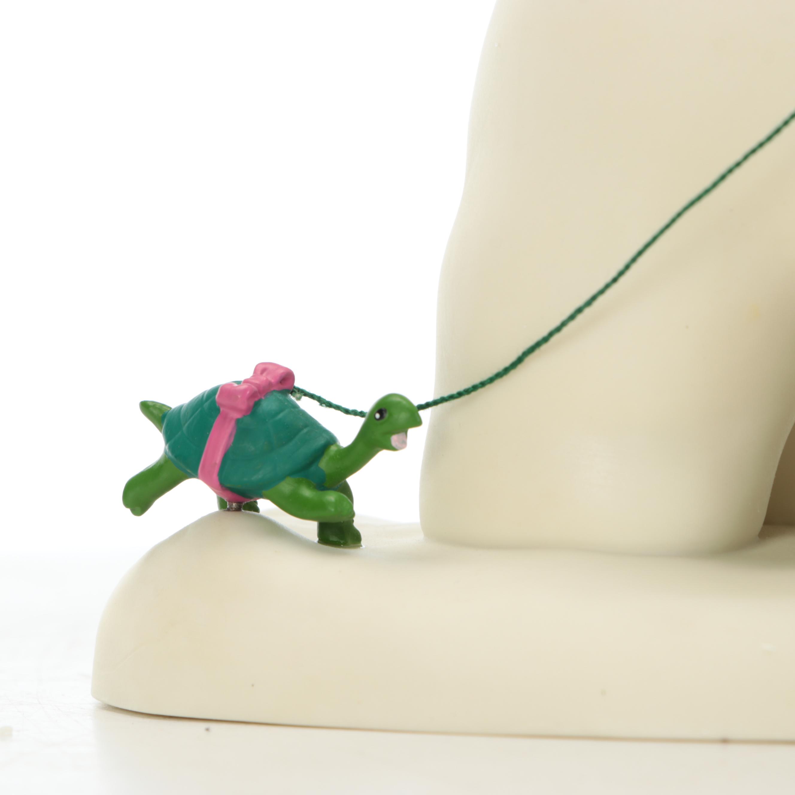 Department 56 "Snowbunnies" Bisque Porcelain Figurines