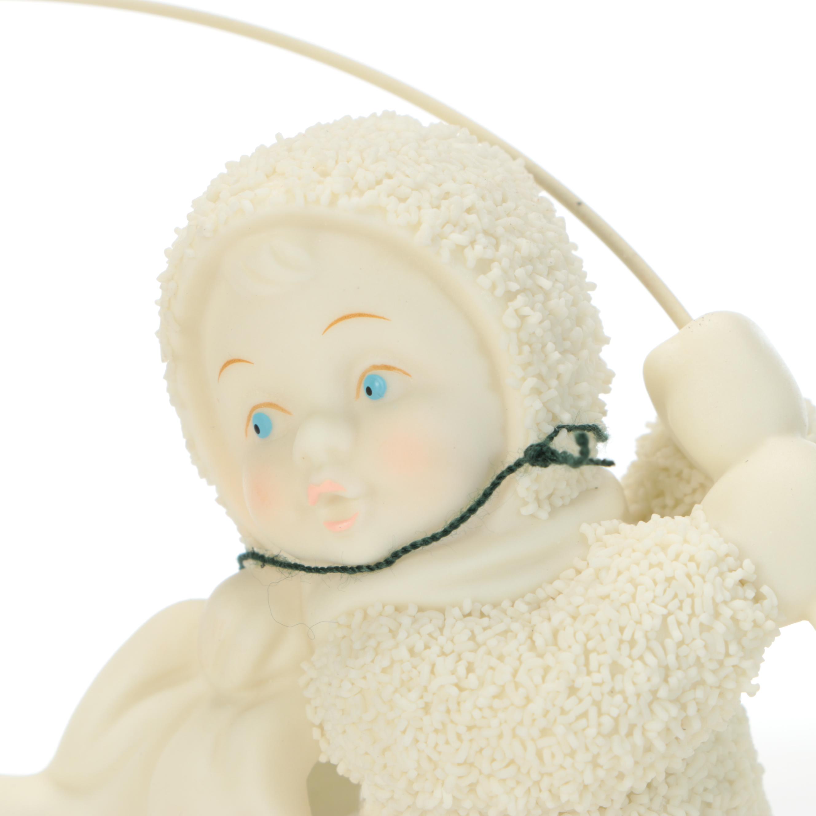 Department 56 "Snowbunnies" Bisque Porcelain Figurines