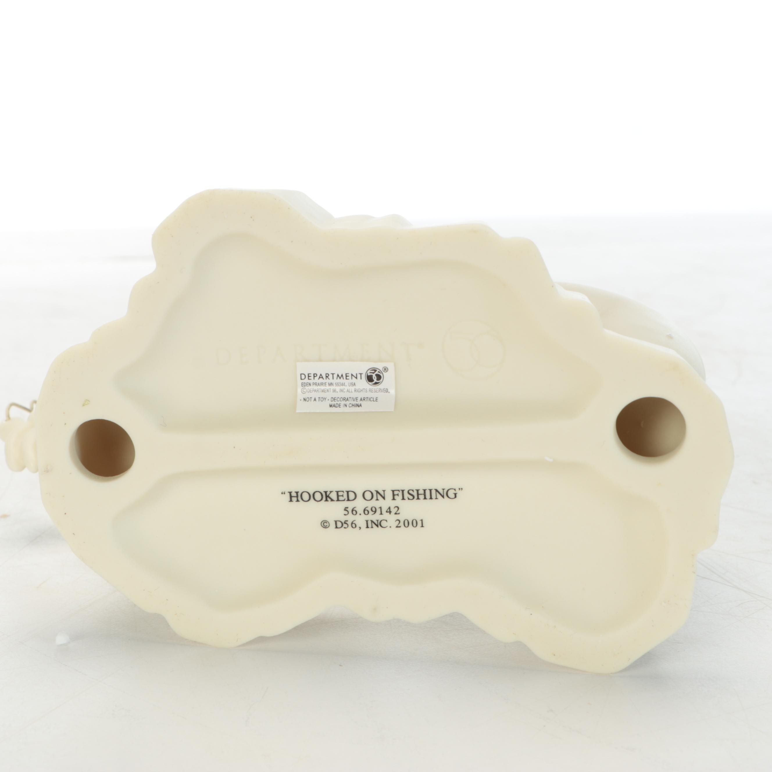 Department 56 "Snowbunnies" Bisque Porcelain Figurines