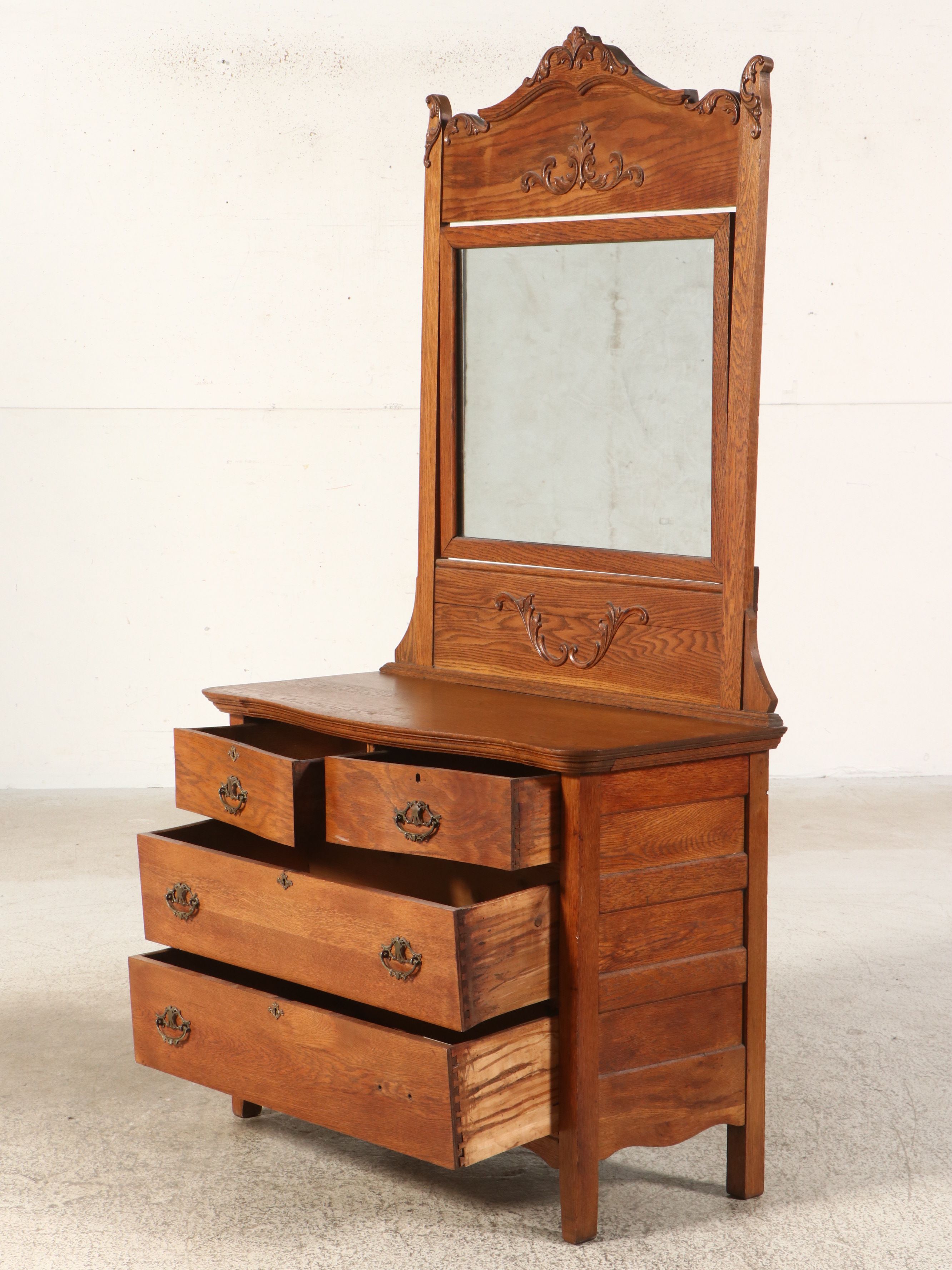 Late Victorian Oak Dresser, Late 19th/Early 20th Century