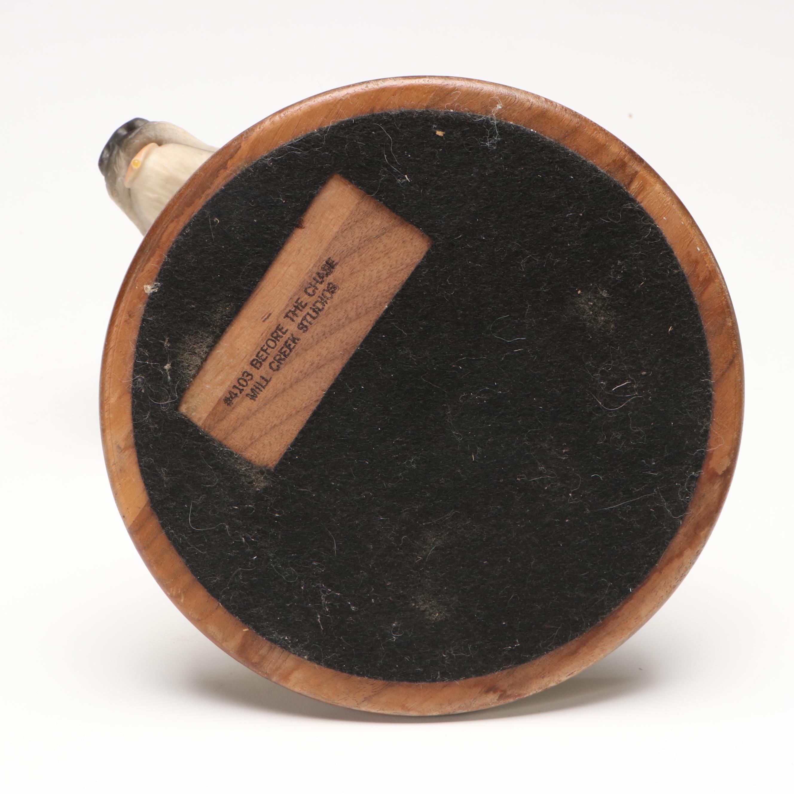 Mill Creek Studios "Before the Chase" Resin Wolf Head Portrait