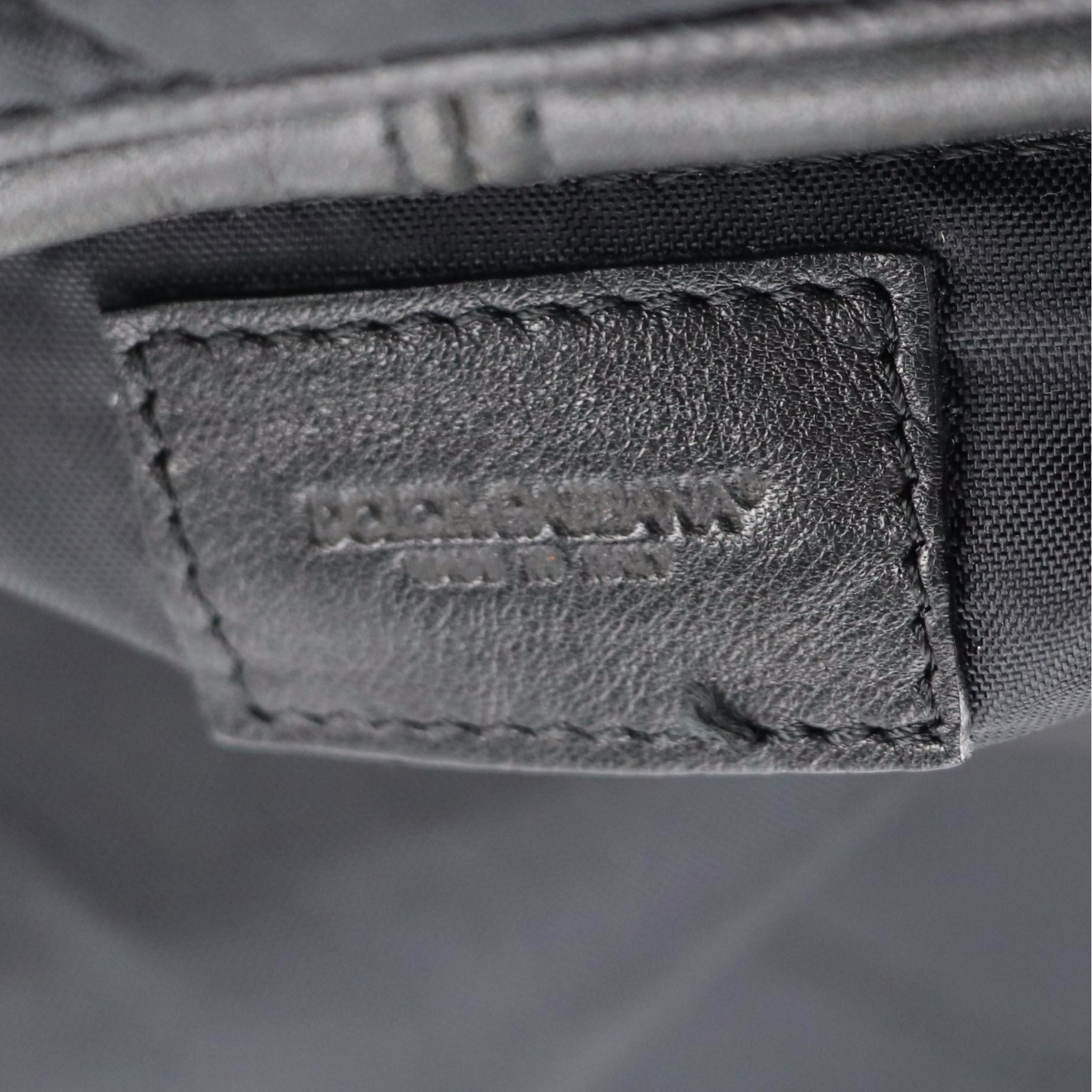 Dolce & Gabbana Quilted Nylon Travel Bag with Leather Trim and Embossed Accents