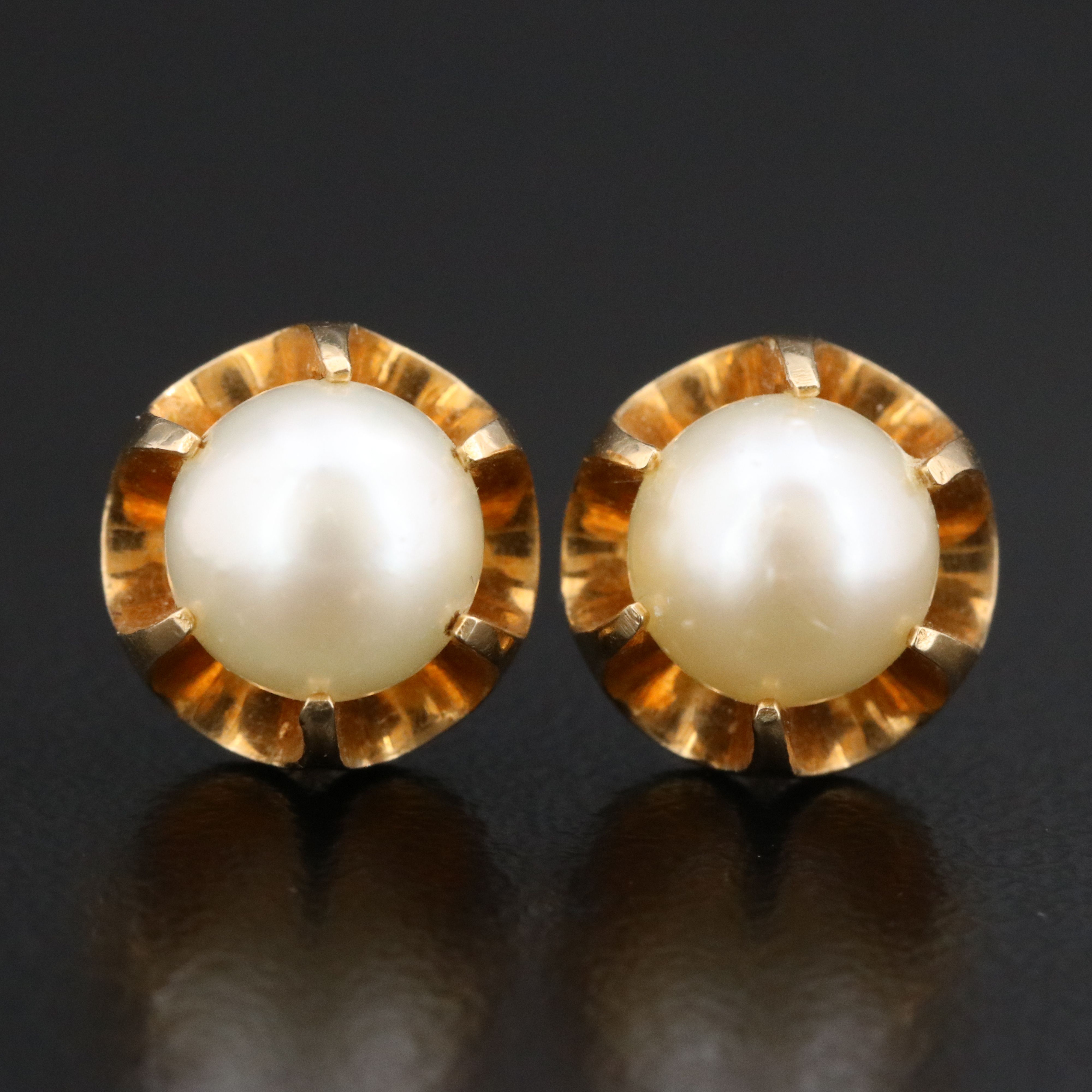 14K Pearl Earrings