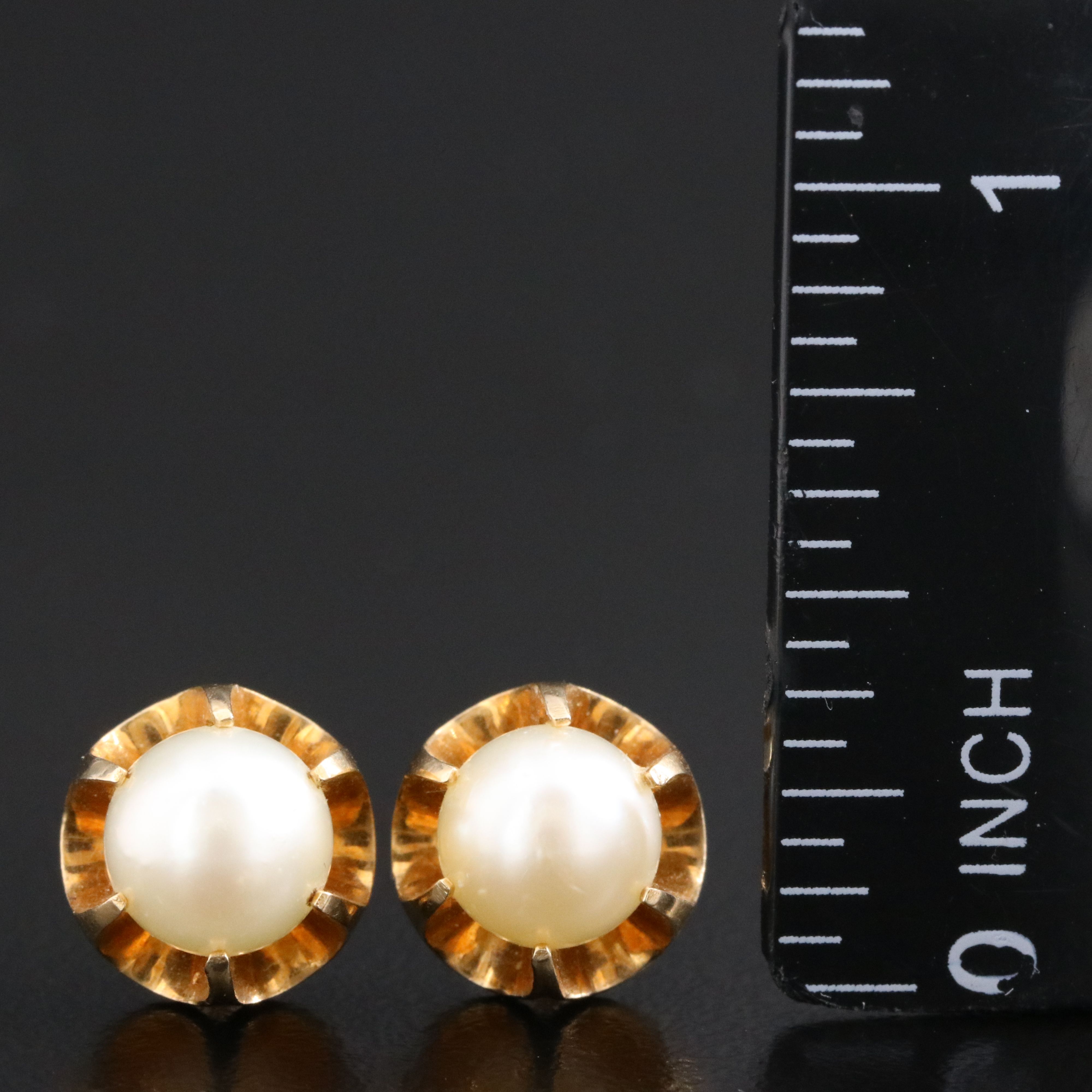 14K Pearl Earrings