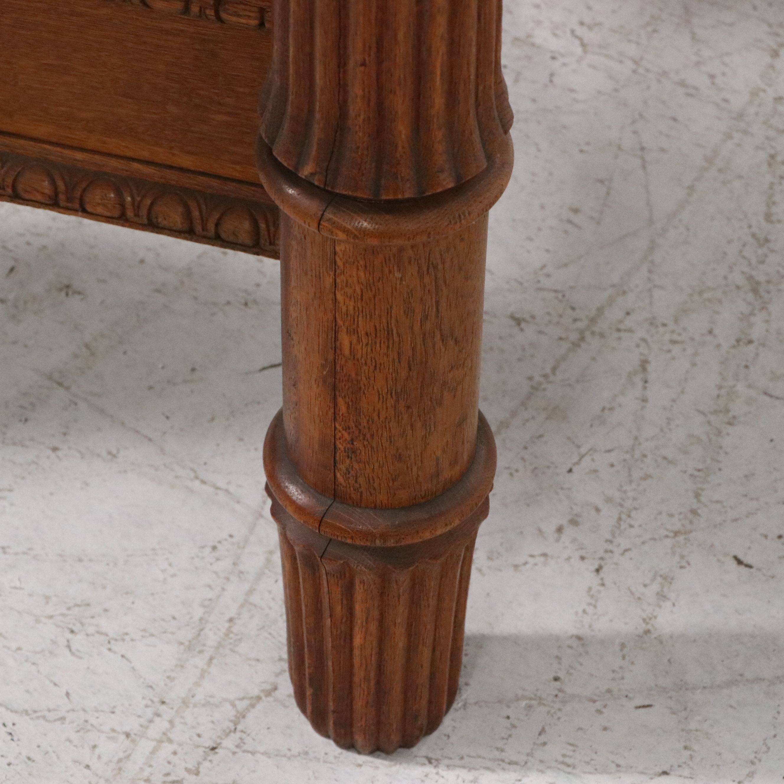 Seven-Piece Late Victorian Dining Set with James Pleukharp Extending Table