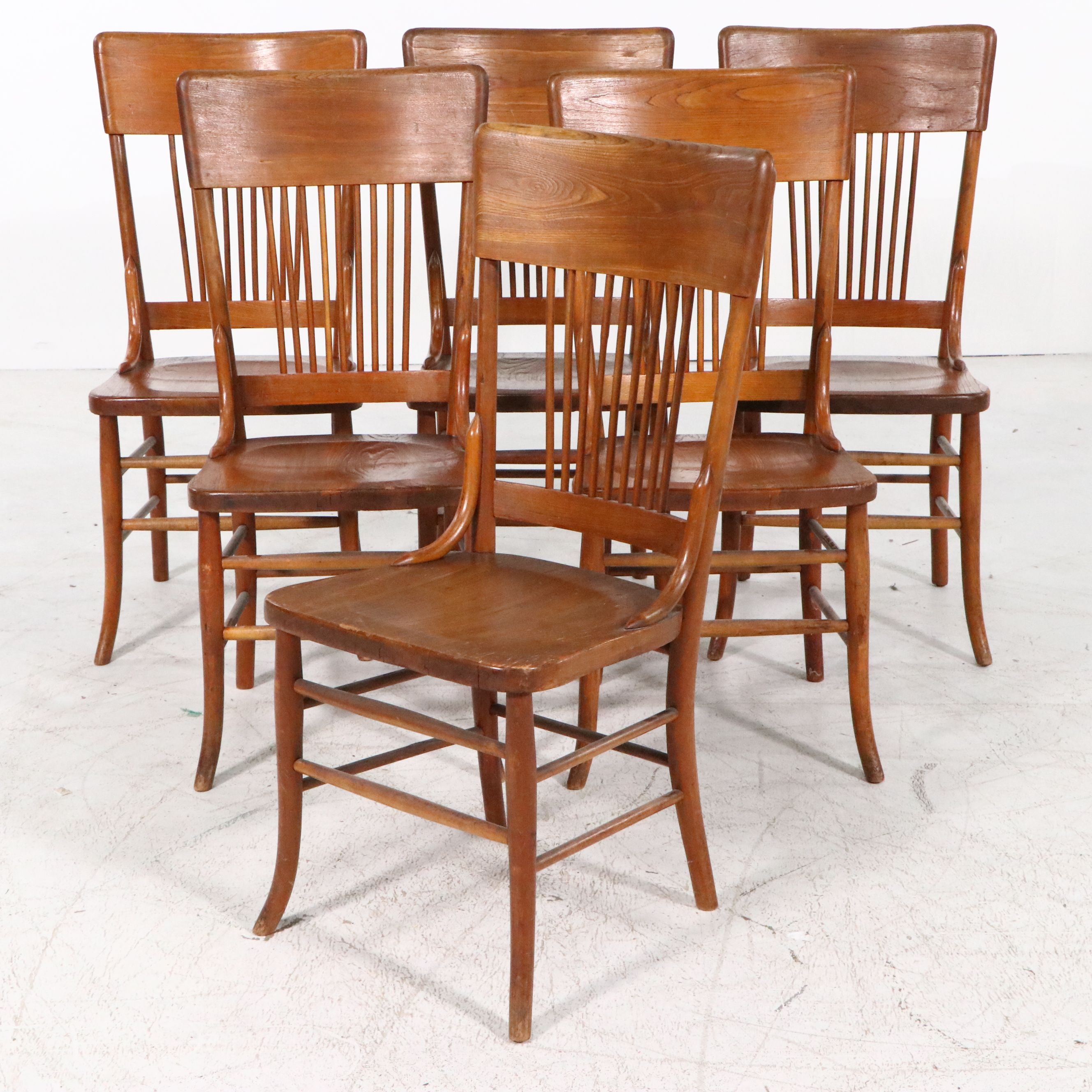 Seven-Piece Late Victorian Dining Set with James Pleukharp Extending Table