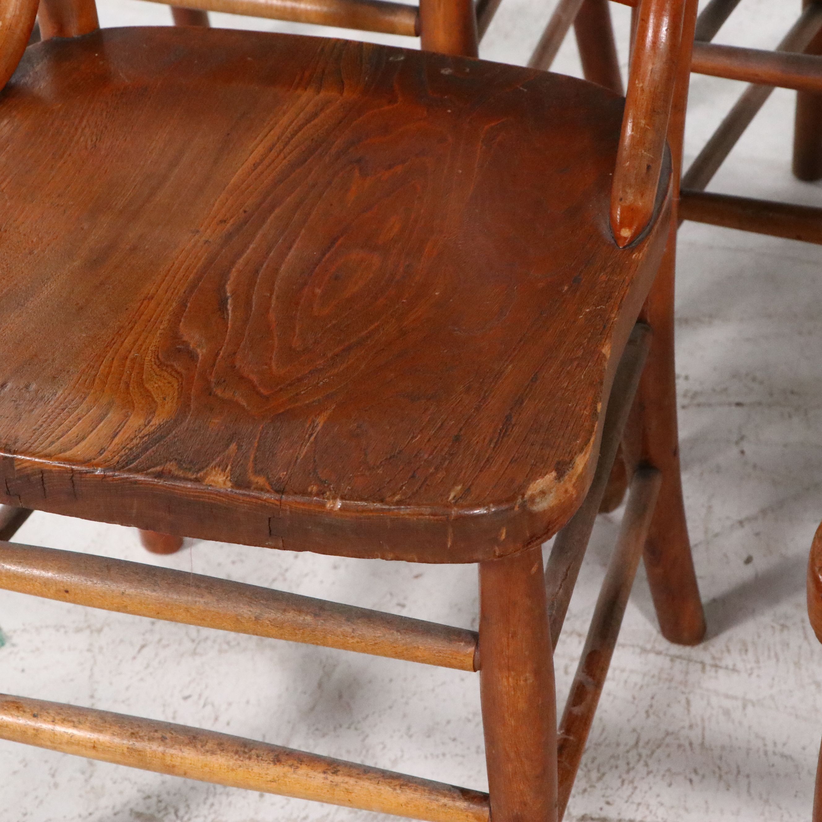 Seven-Piece Late Victorian Dining Set with James Pleukharp Extending Table