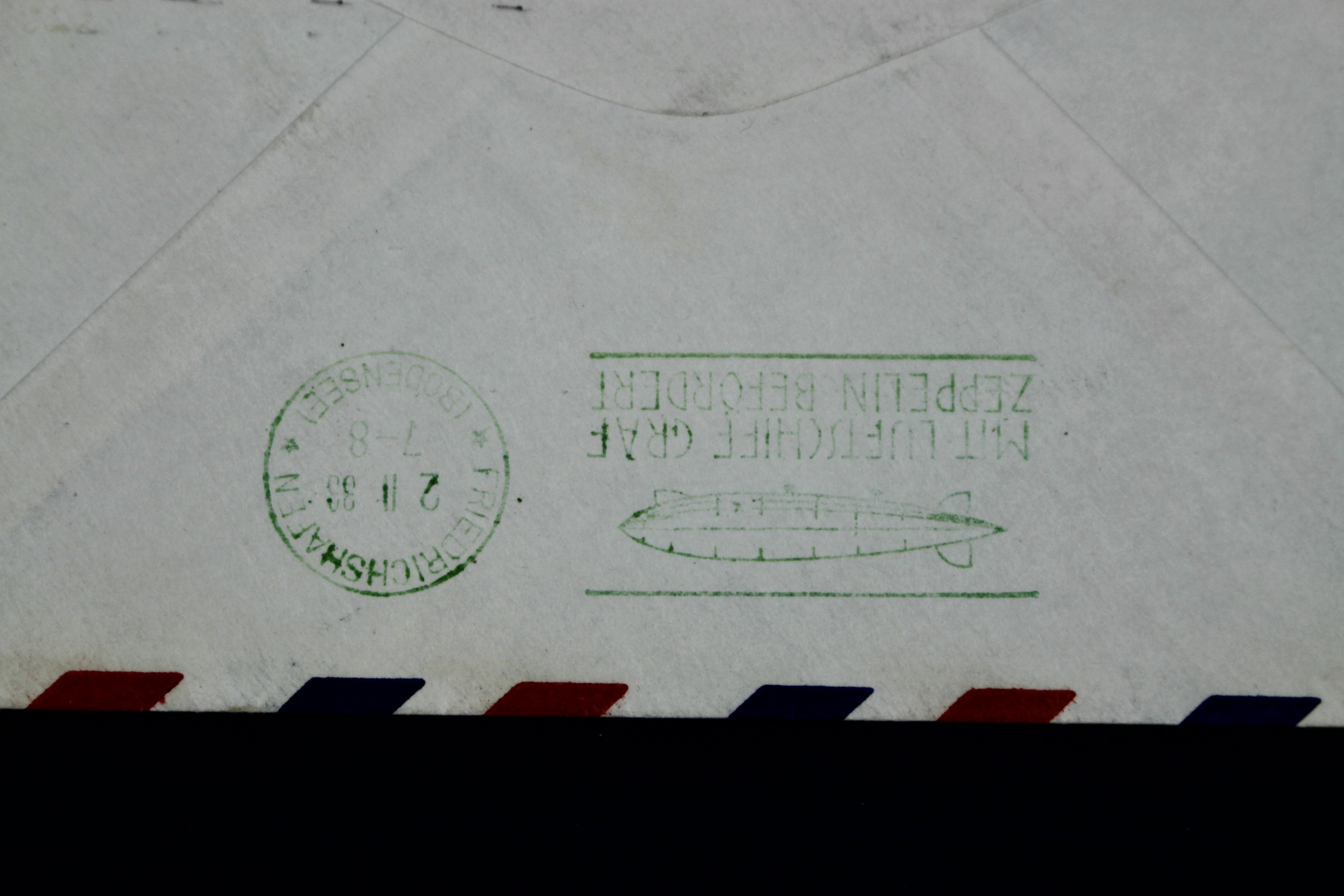 1933 Century of Progress Graf Zeppelin Postal Cover, Includes C18 Airmail Stamp