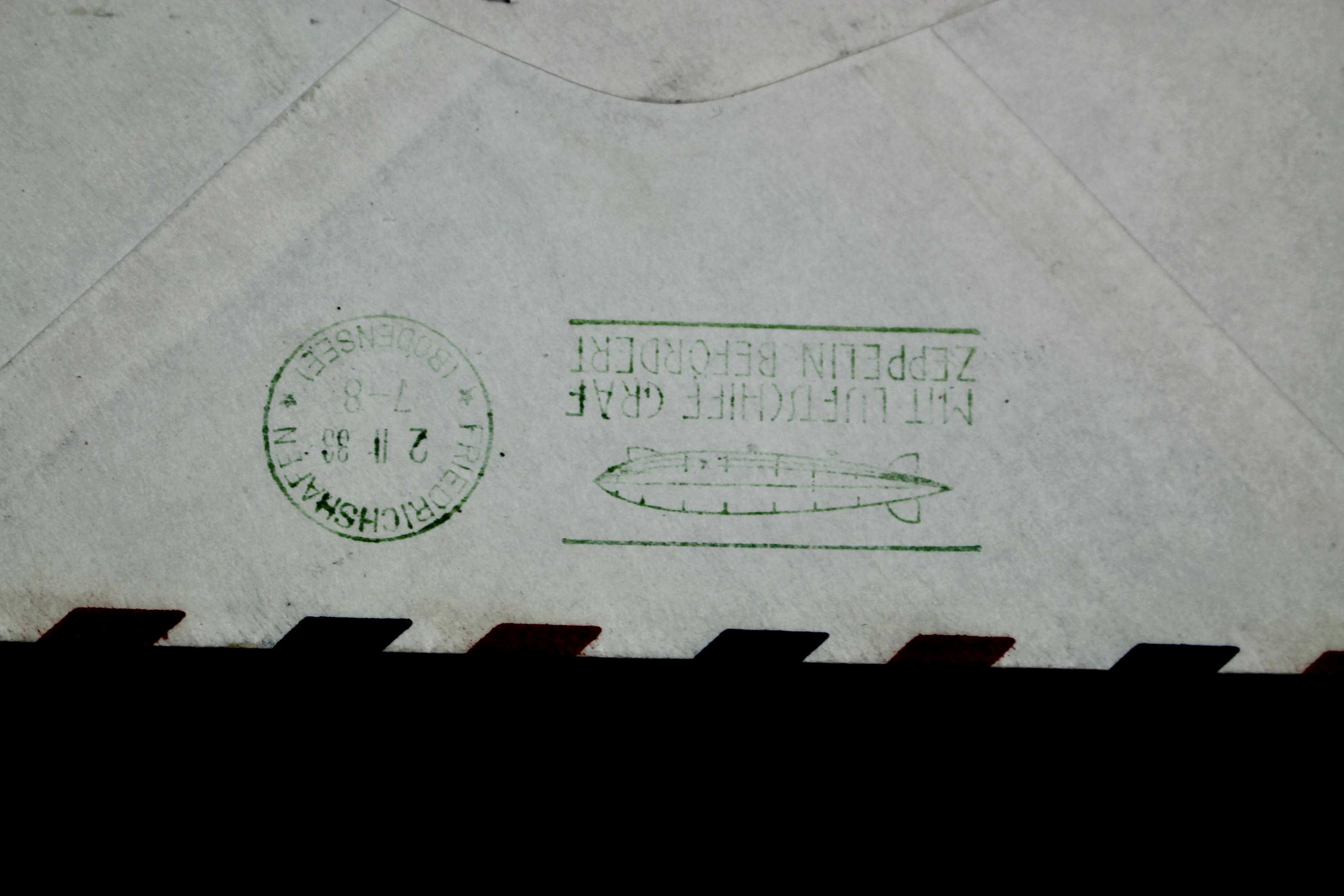 1933 Century of Progress Graf Zeppelin Postal Cover, Includes C18 Airmail Stamp