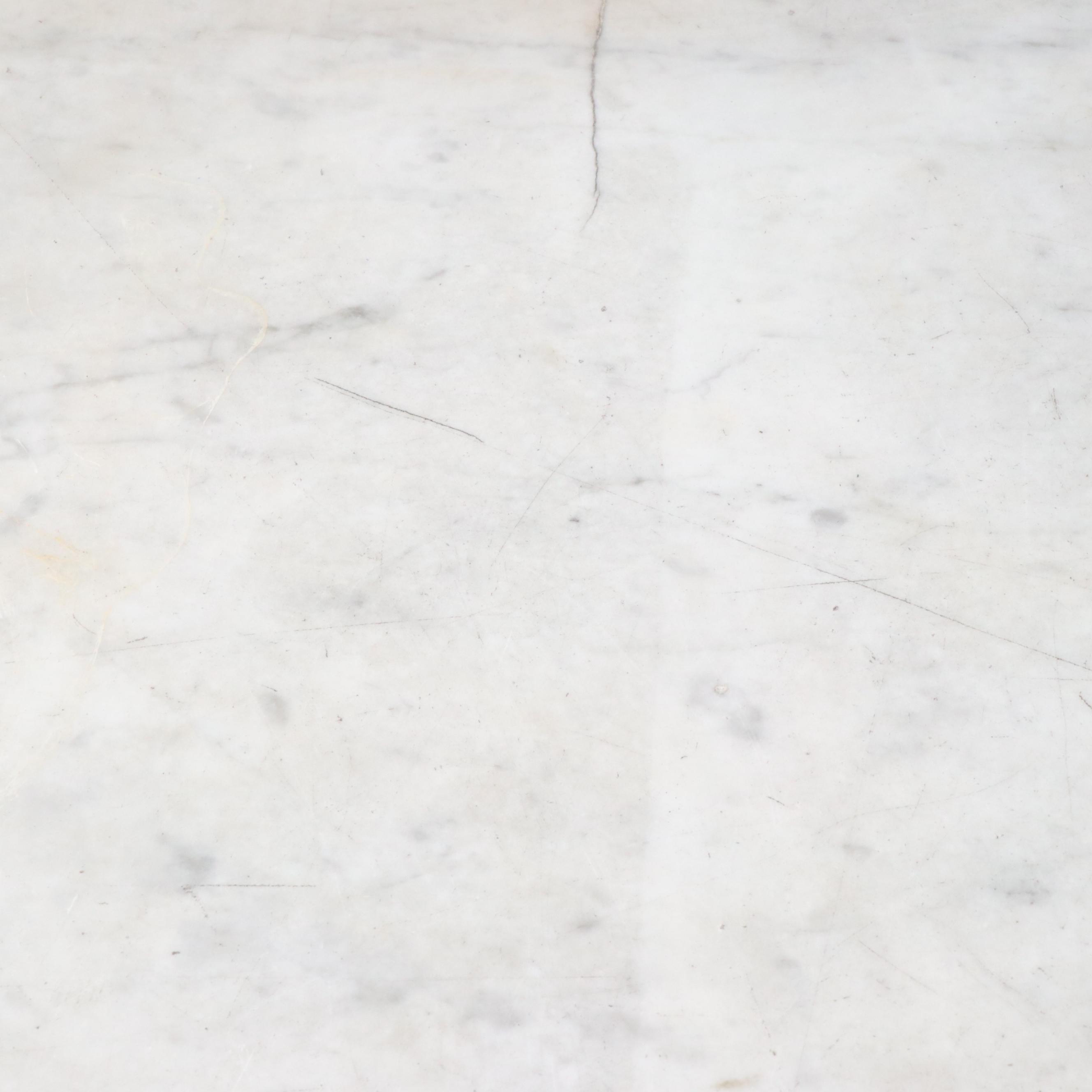 Victorian Eastlake Carved Wood and Marble Table