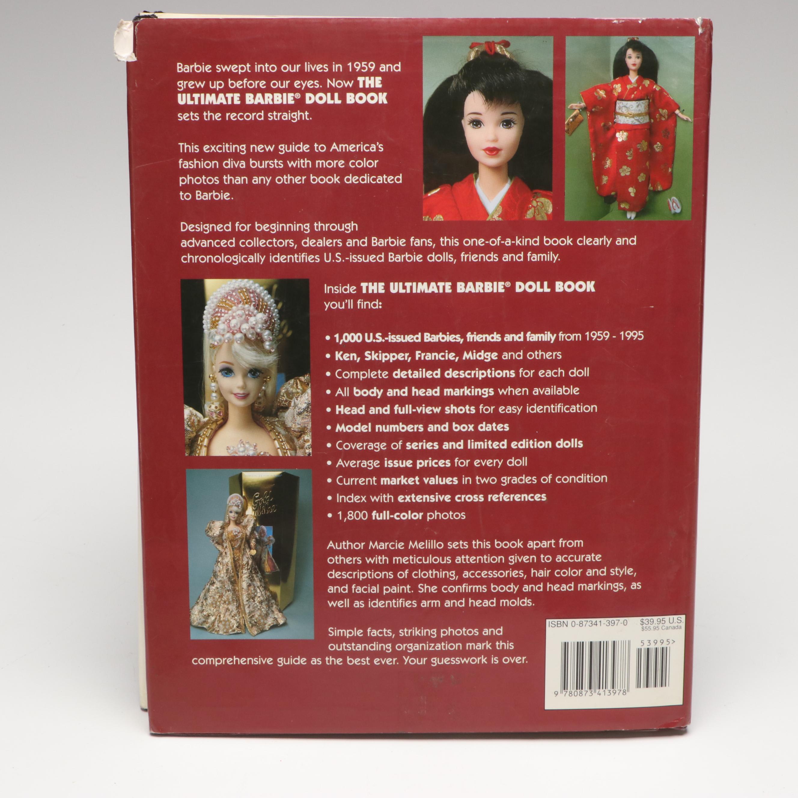 "Ultimate Barbie Doll Book" by Marcie Melillo and More Barbie Collecting Books