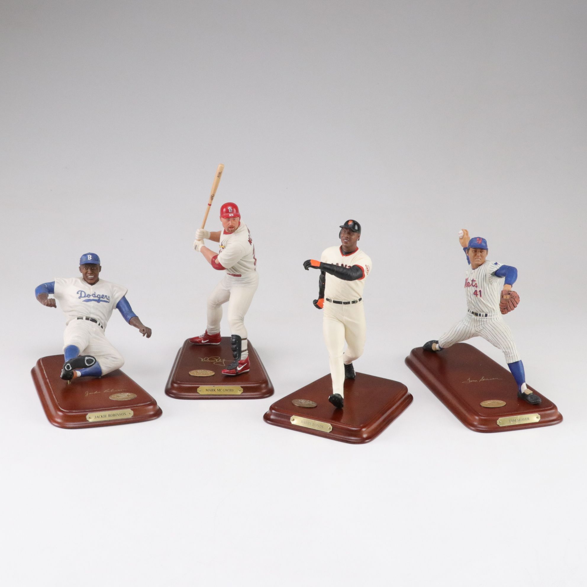 Danbury Mint Jackie Robinson, Barry Bonds & Other MLB Statues