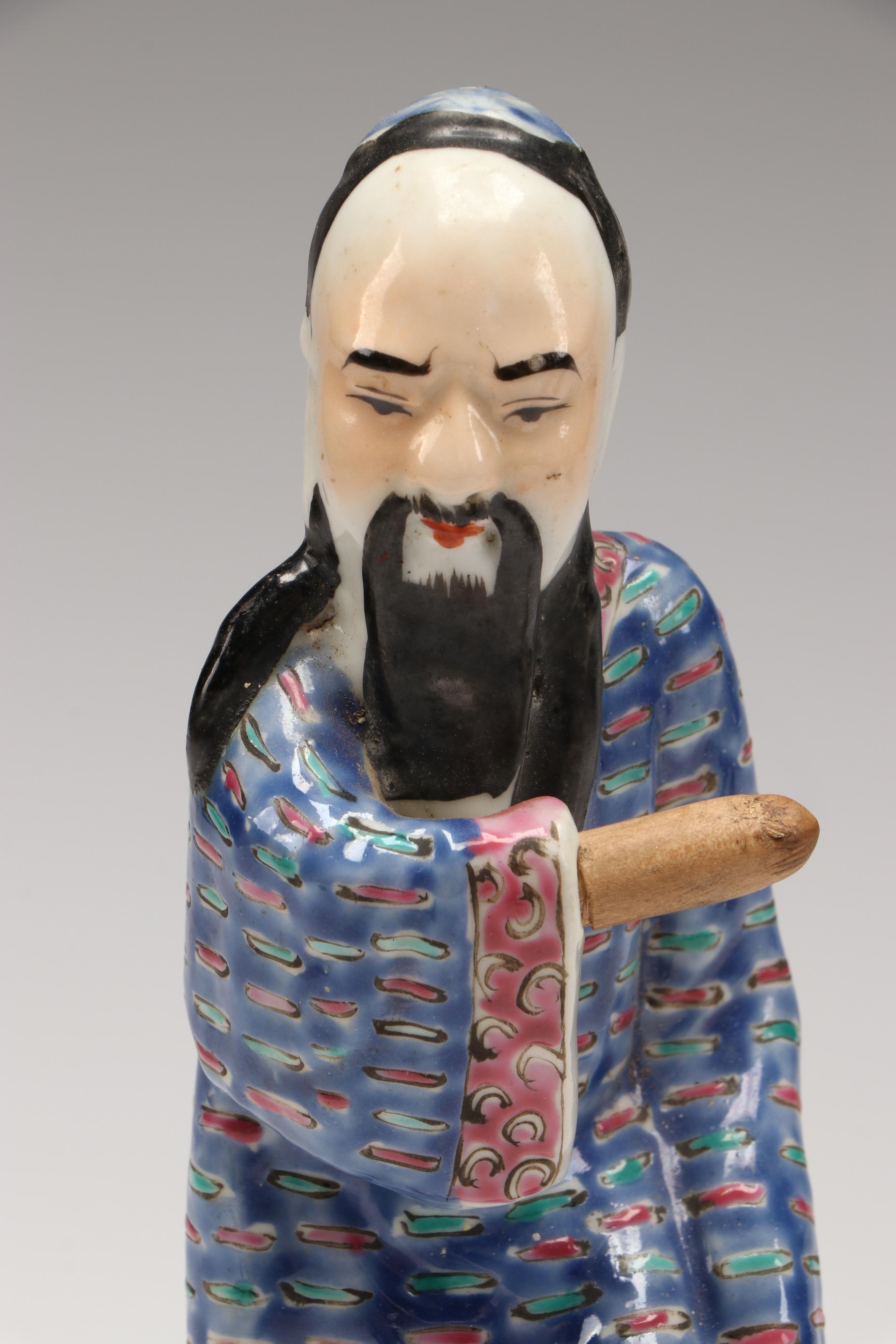 Chinese Porcelain Lotus Candle Holder, Imari Porcelain Bowl, and More Décor