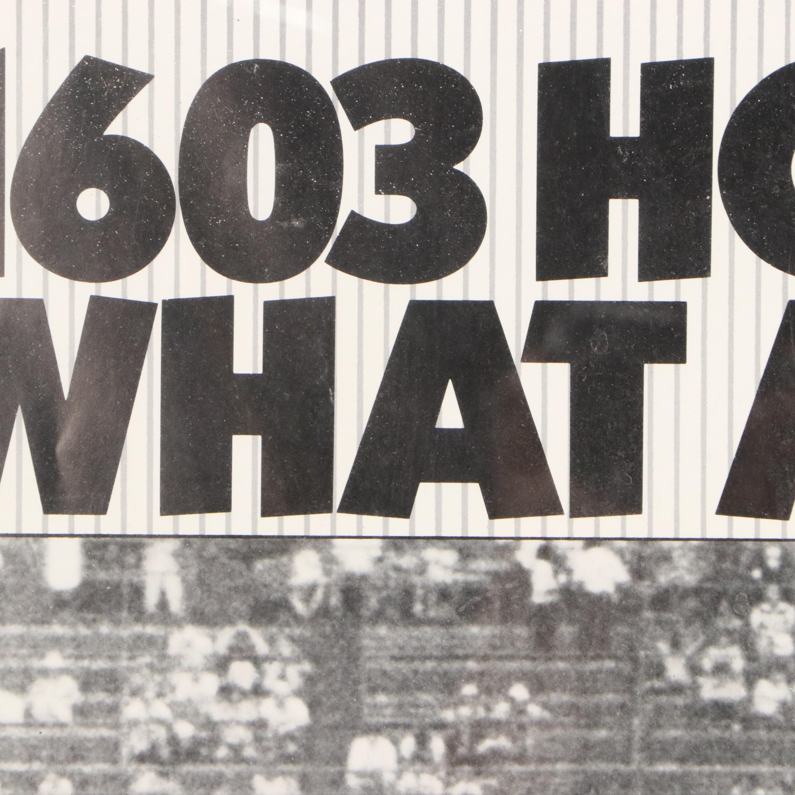 Halftone Poster for Terry Cashman Song, Circa 1981