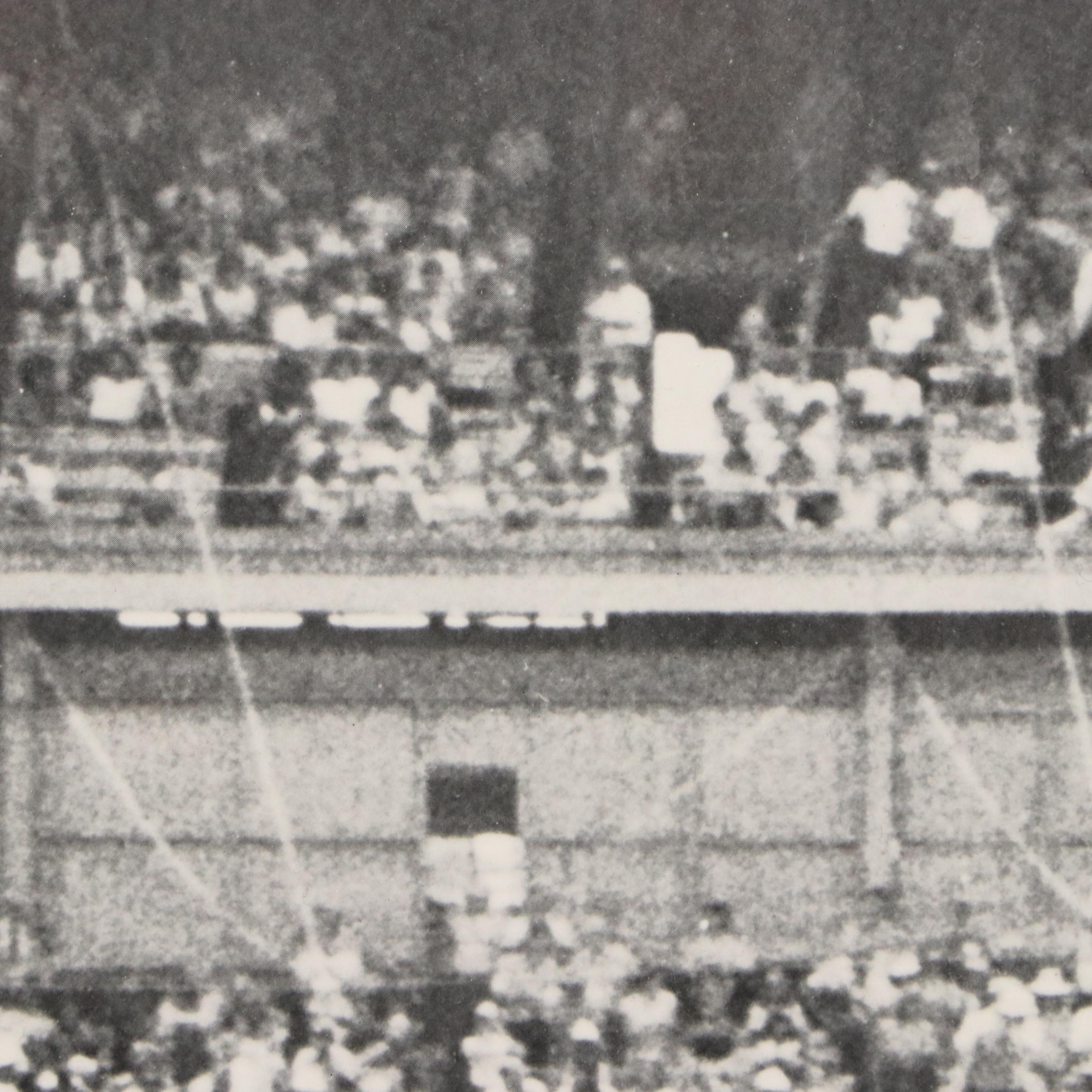 Halftone Poster for Terry Cashman Song, Circa 1981