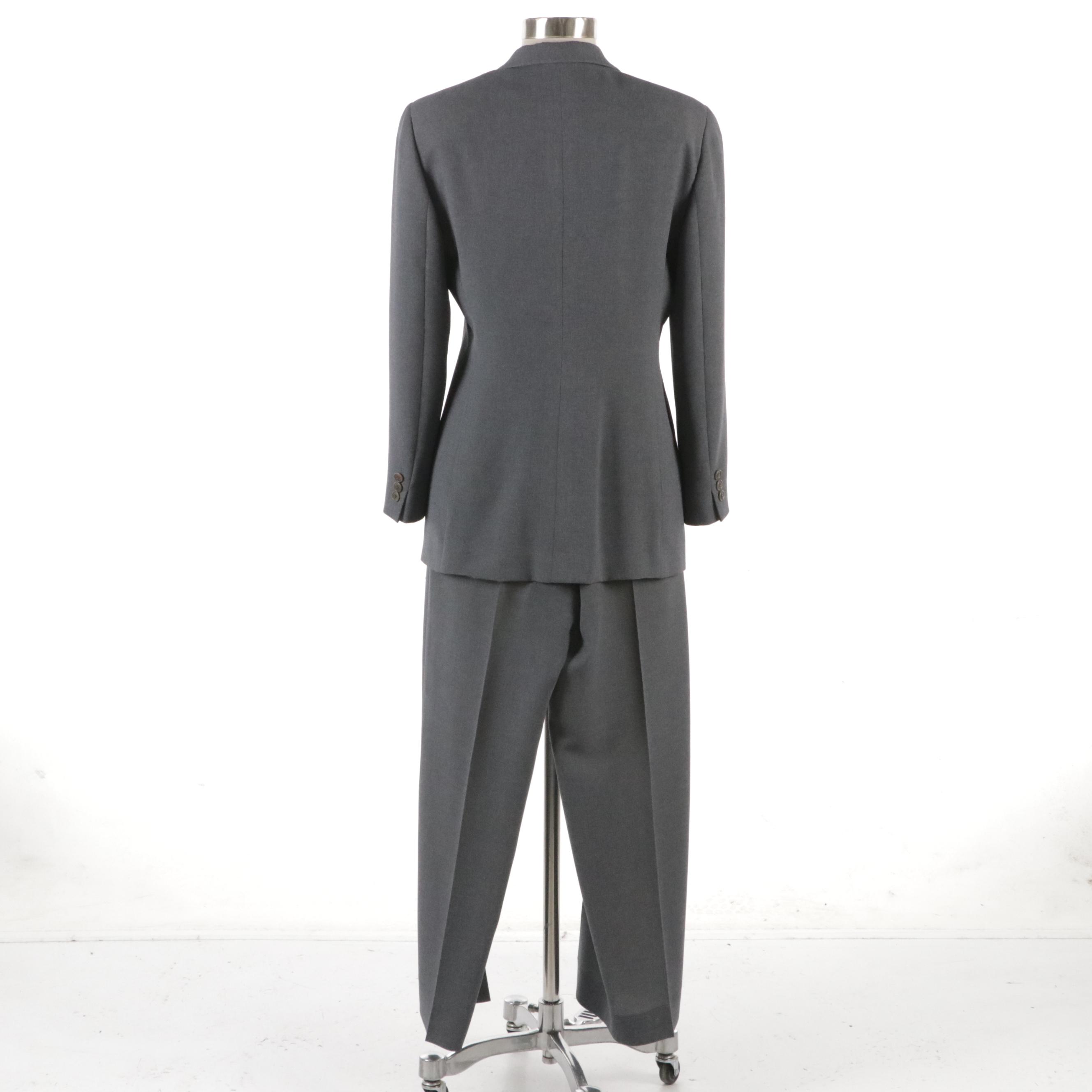 Armani Collezioni Straight Leg Trousers and Blazer Set