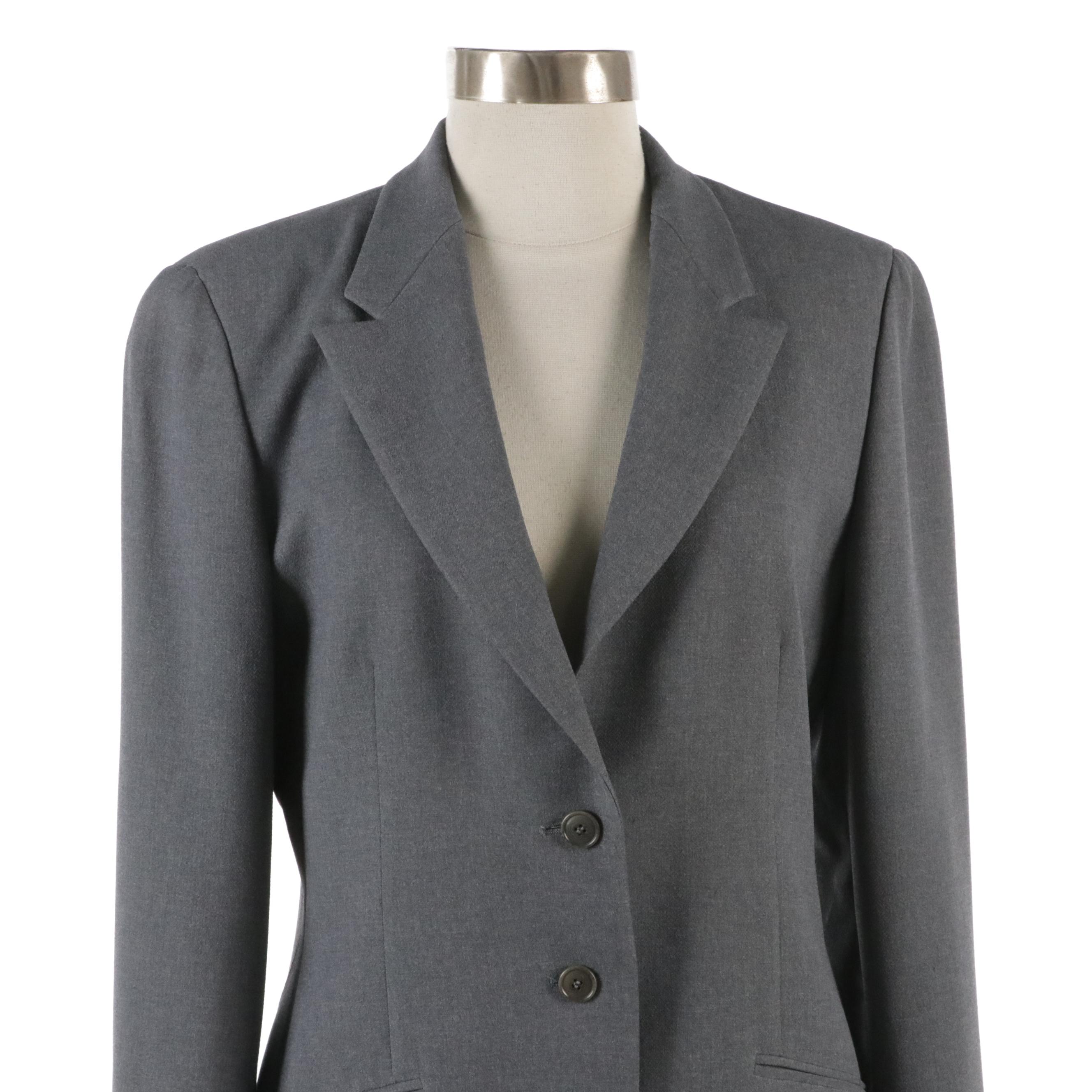 Armani Collezioni Straight Leg Trousers and Blazer Set