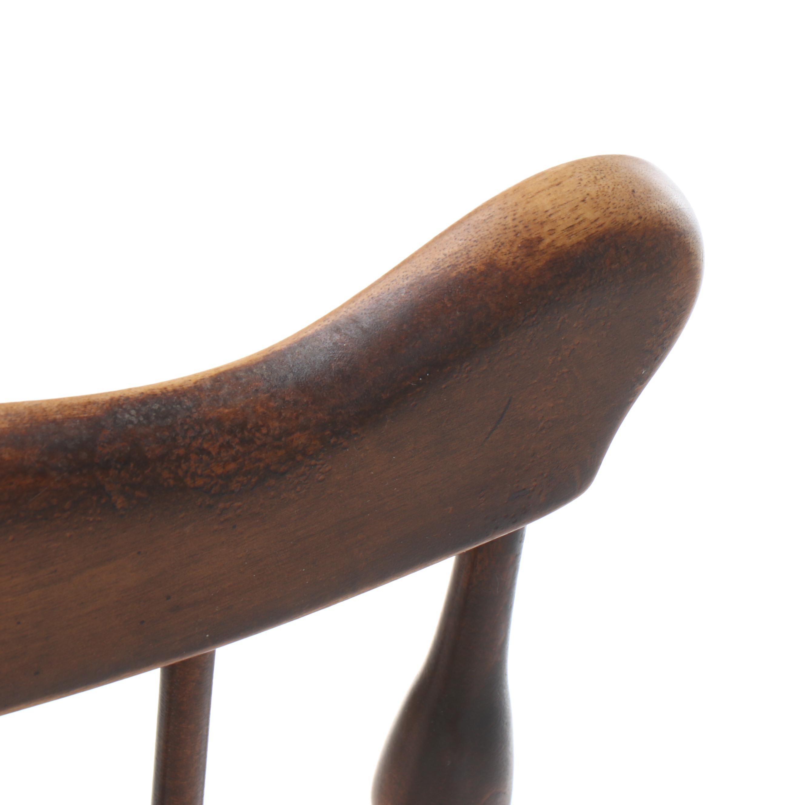 L. Hitchcock Wooden Windsor Style Chair, Mid-20th Century
