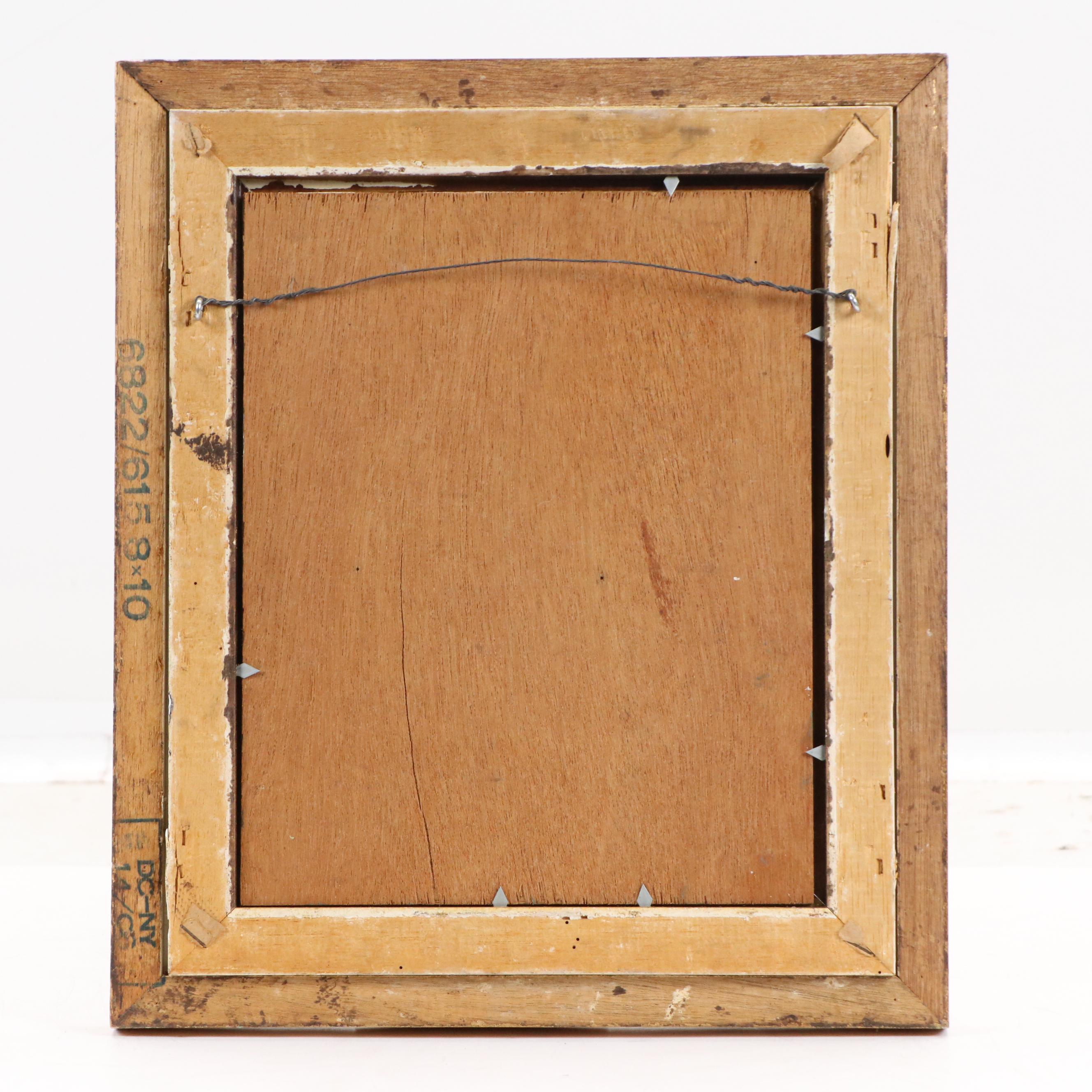 Carl Madden Oil Painting of Snowy Woodland Landscape, 20th Century